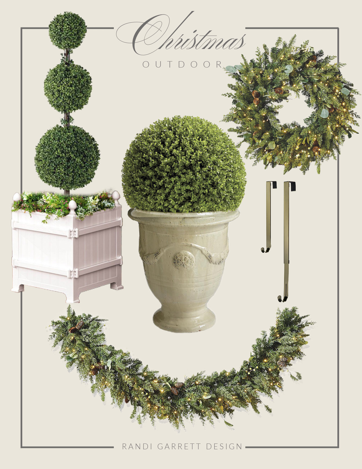 Outdoor Christmas decor