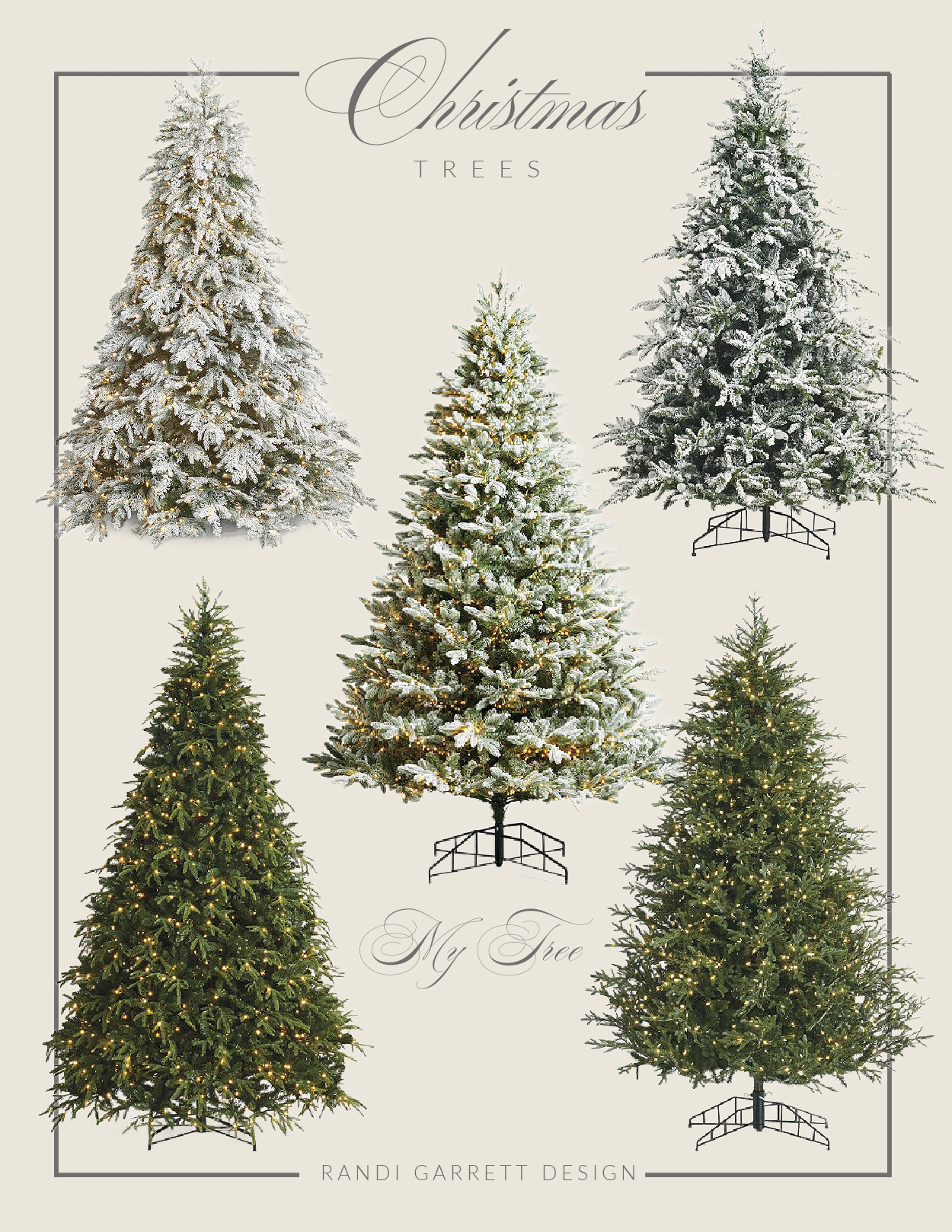 The best faux Christmas trees