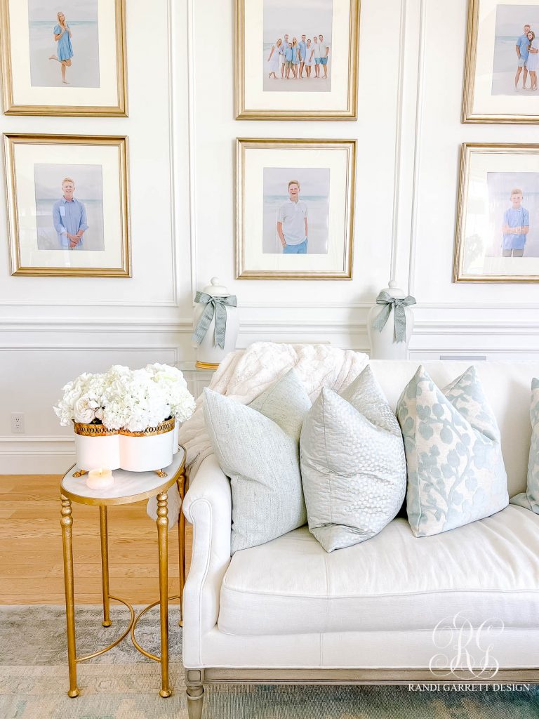 Luxe Christmas Family Room - Randi Garrett Design