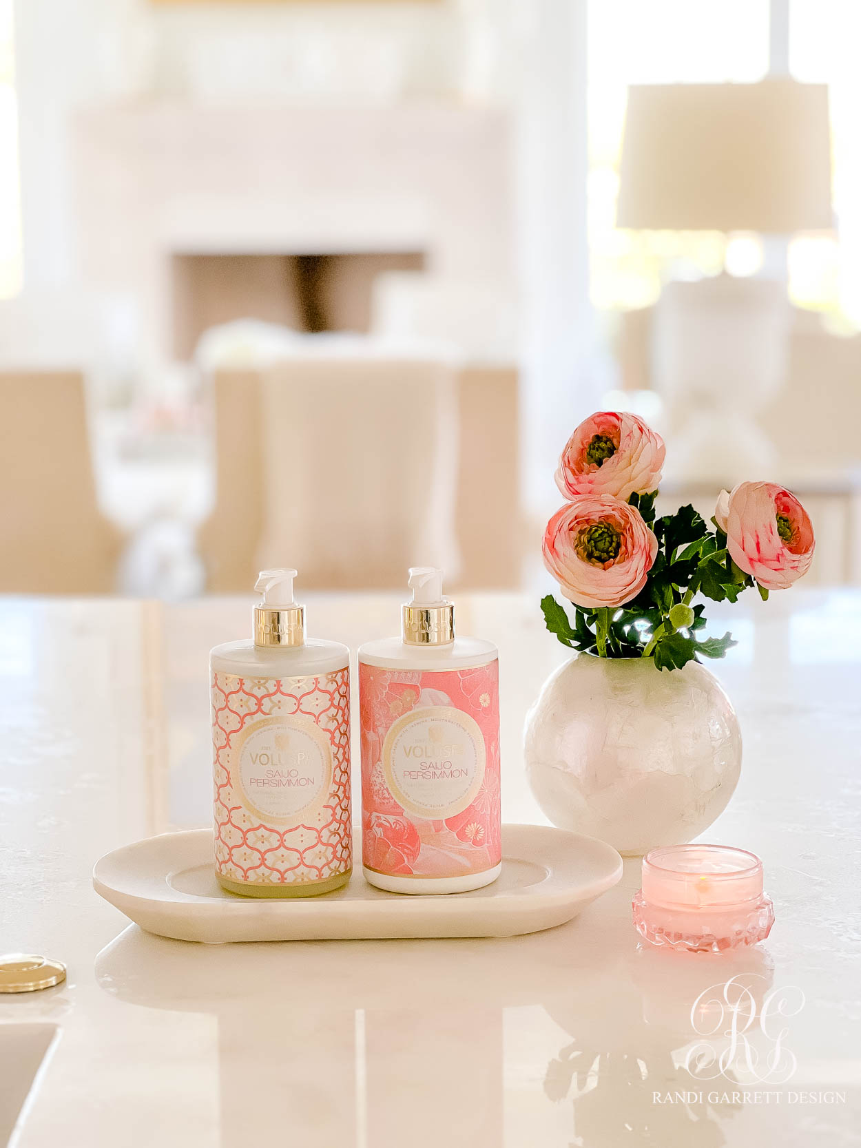 pretty hand soap Spring Decorating Ideas for your Kitchen