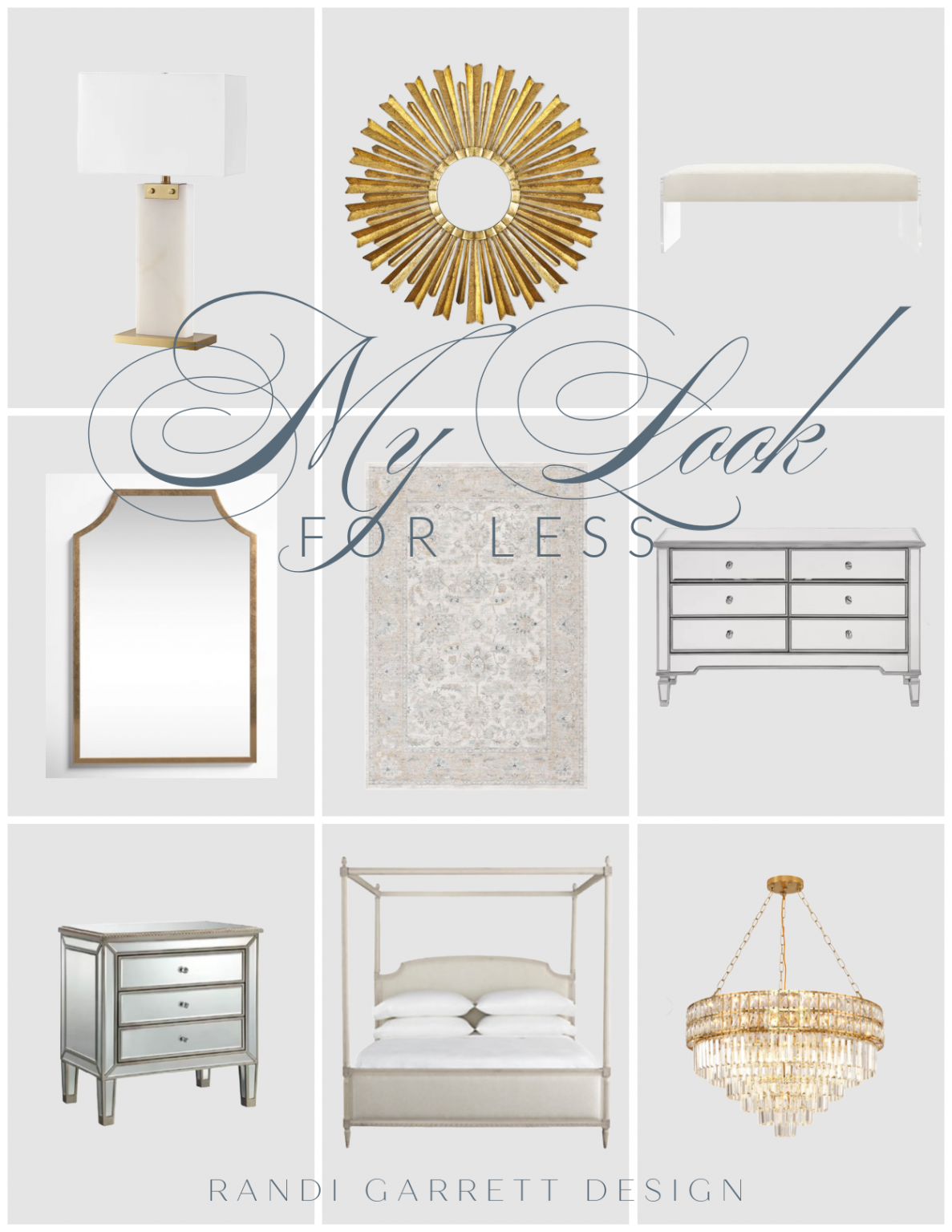 My Look for Less Bedroom Edition - Randi Garrett Design