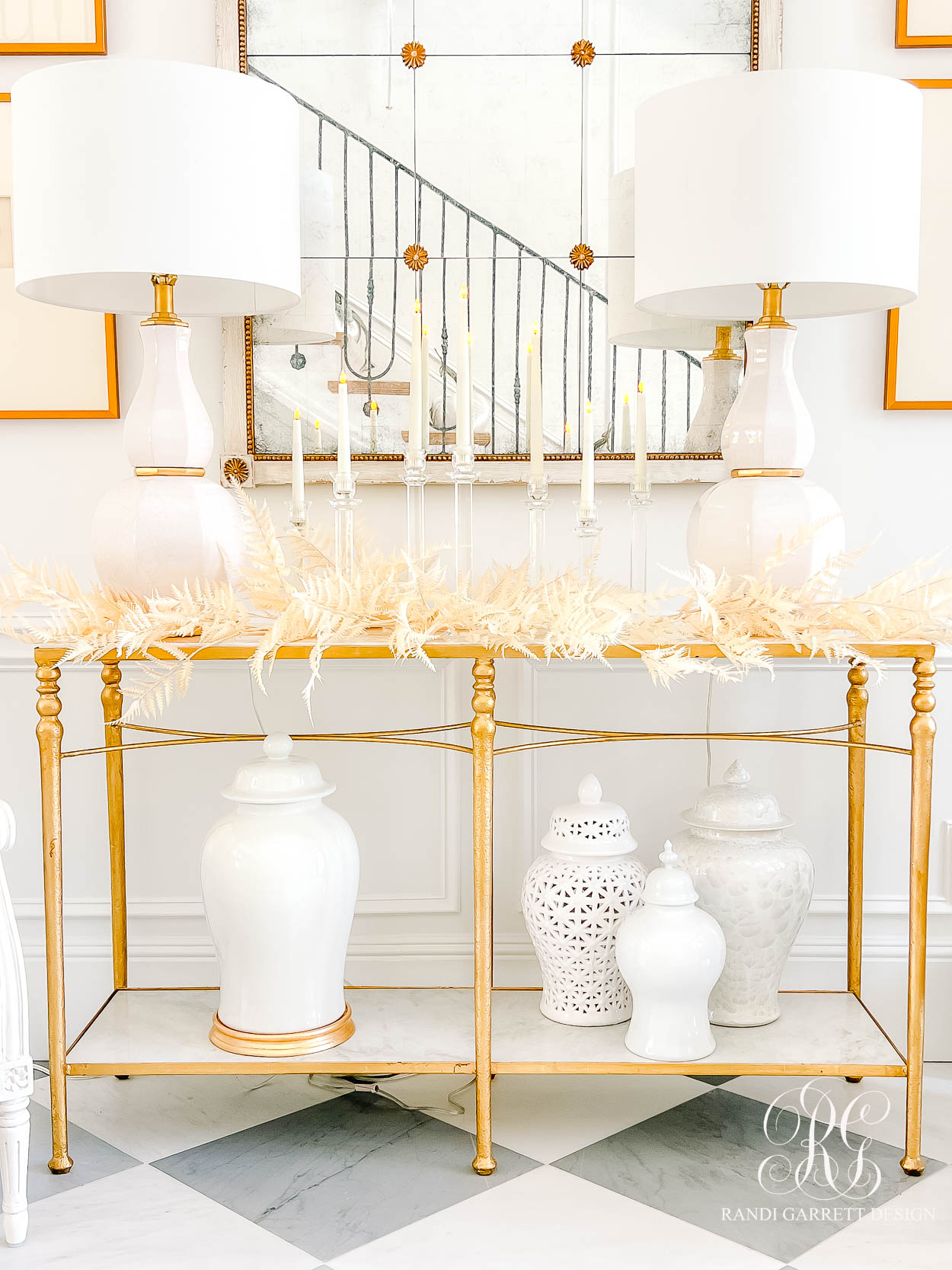 Luxe Fall Entryway