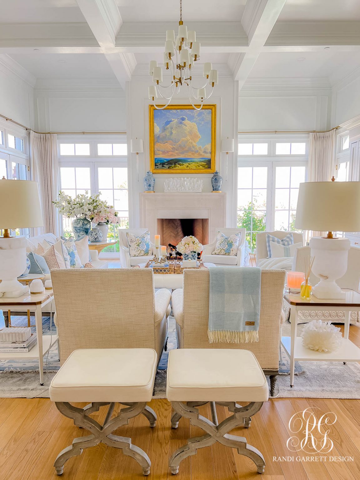 Spring Family Room Tour - Randi Garrett Design