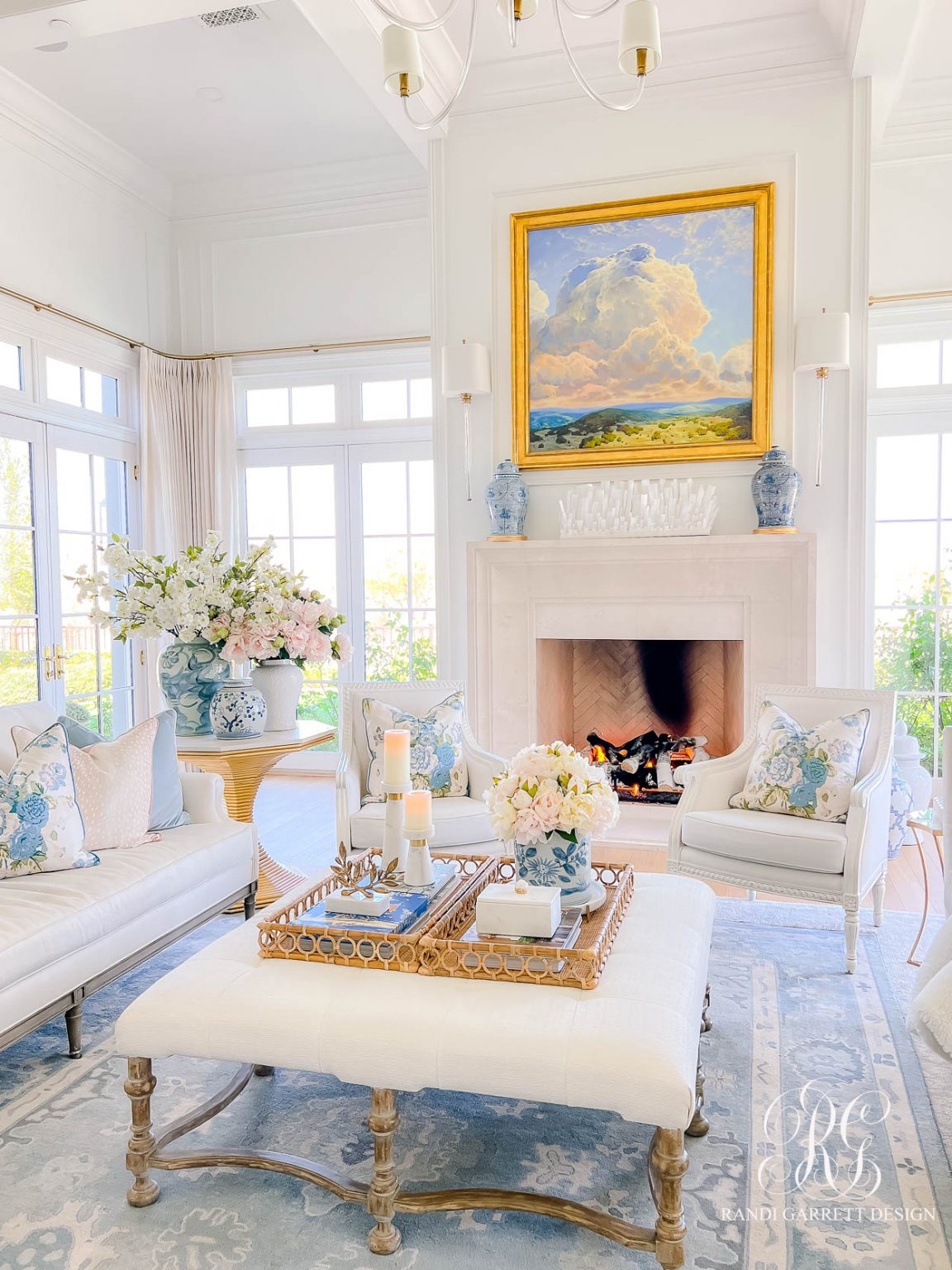 Spring Family Room Tour - Randi Garrett Design