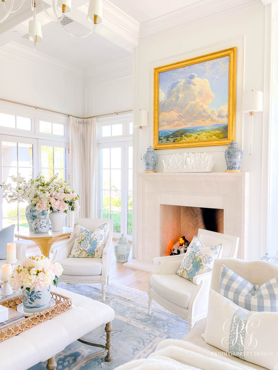Spring Family Room Tour - Randi Garrett Design