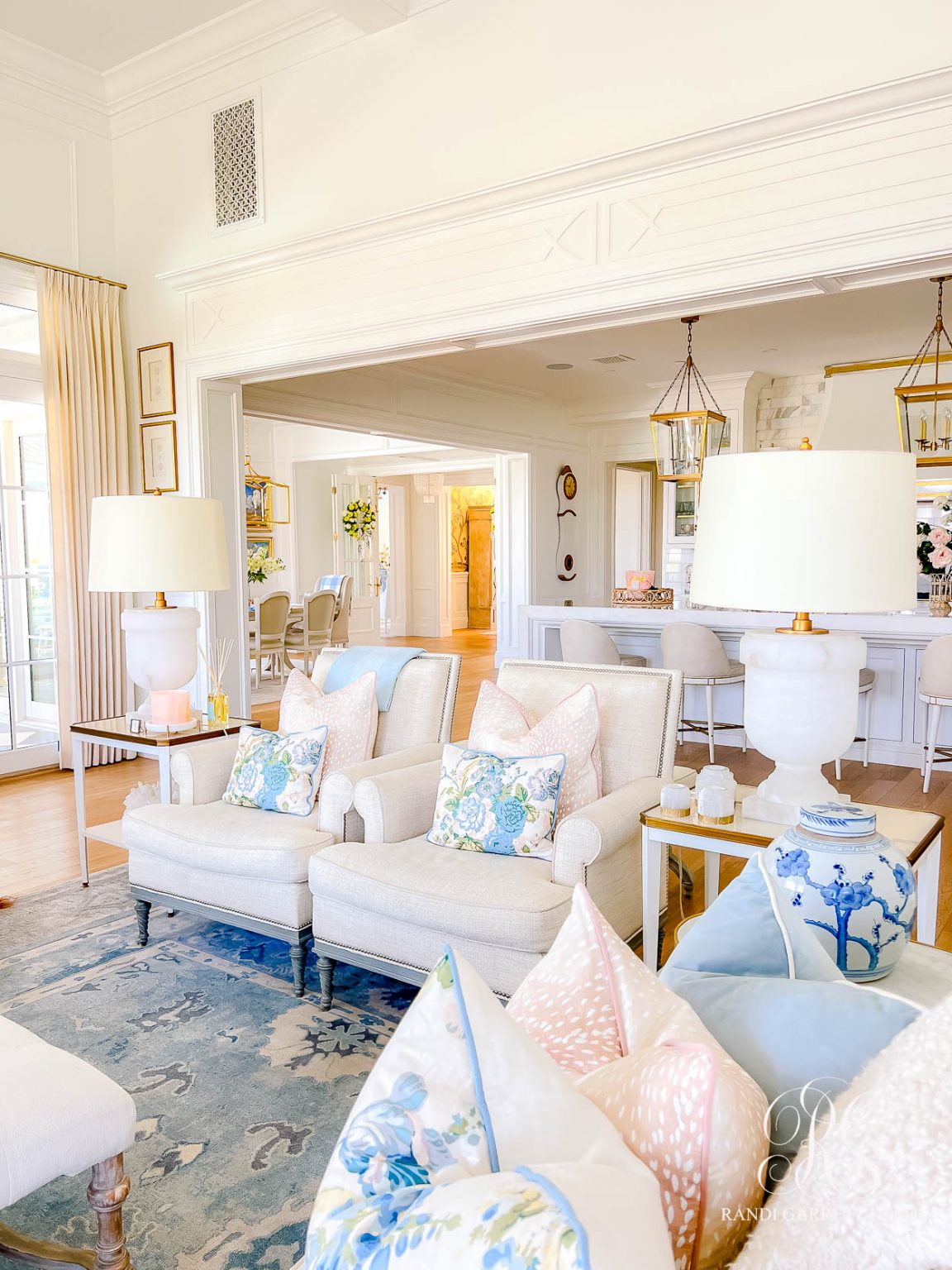 Spring Family Room Tour - Randi Garrett Design