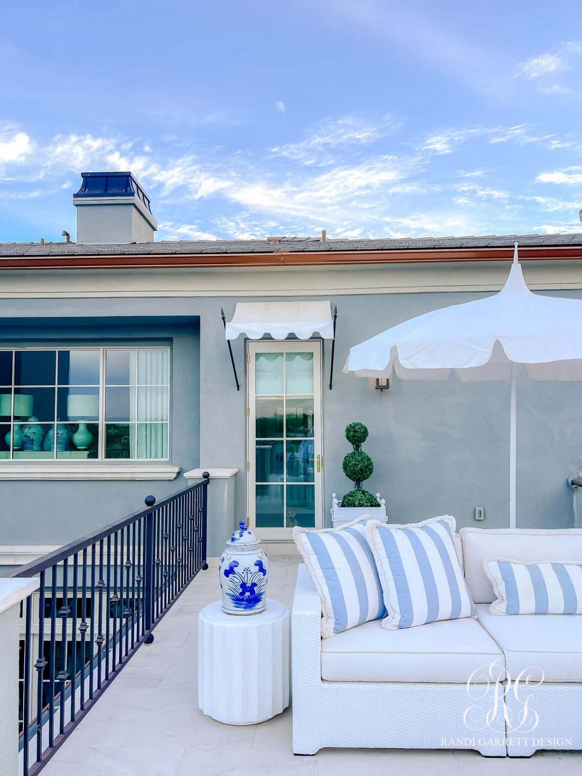 Our View Deck Reveal: Coastal Comfort with Timeless Charm - Randi ...