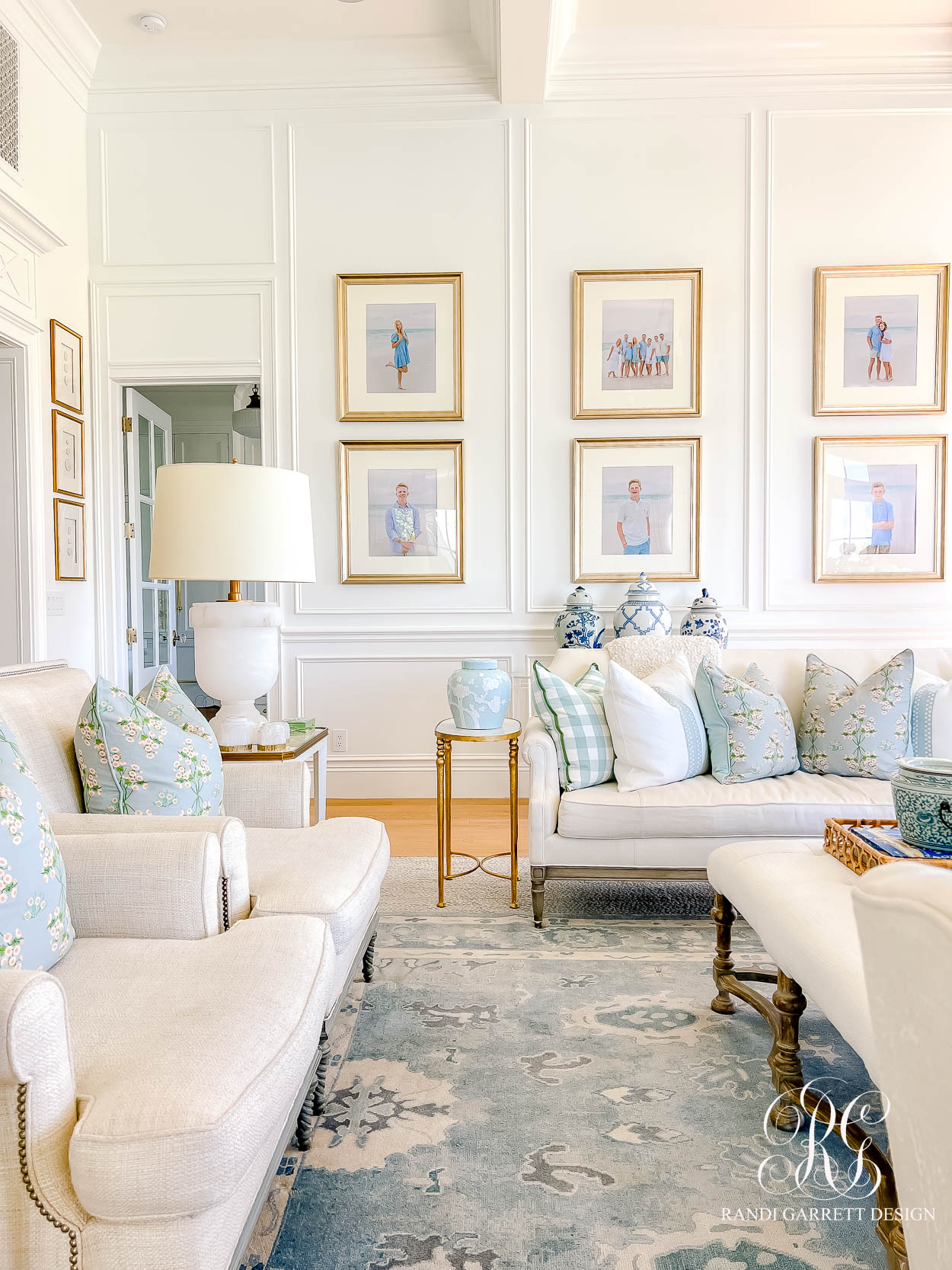 A Light & Fresh Summer Family Room Refresh