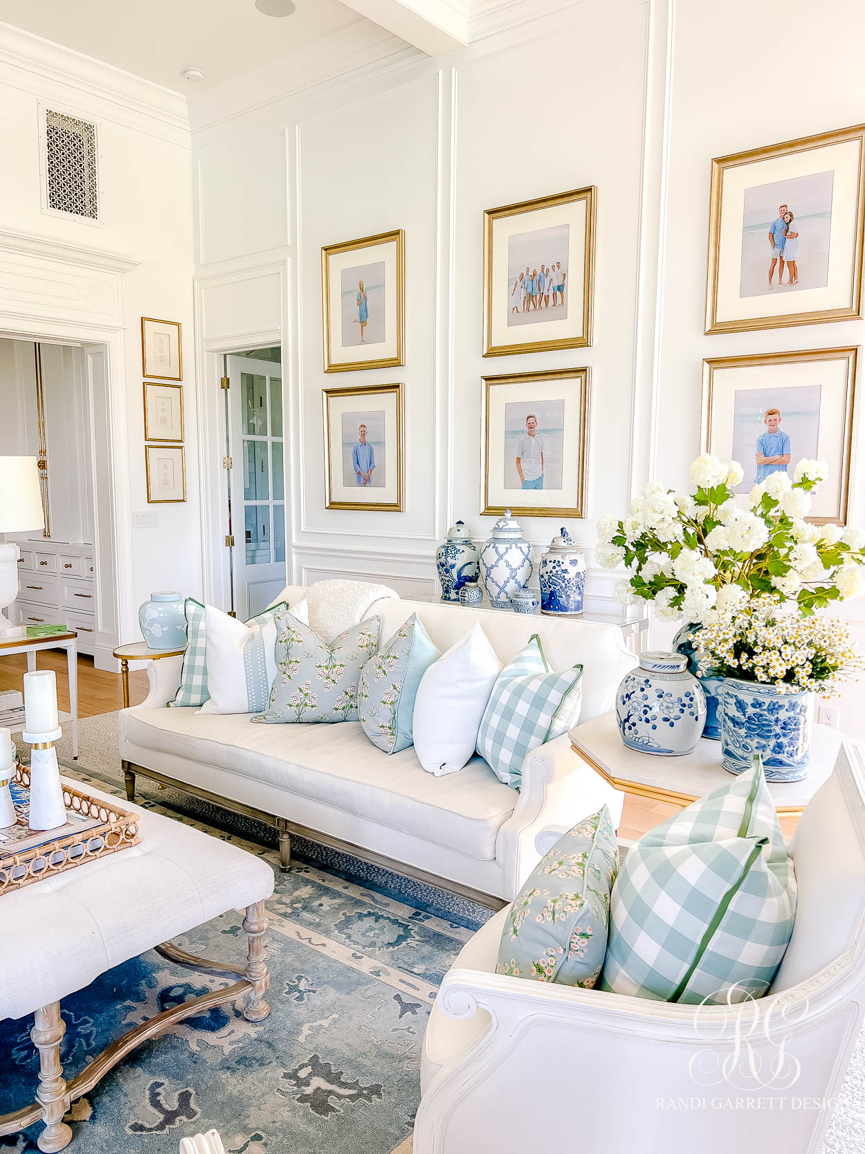 A Light & Fresh Summer Family Room Refresh