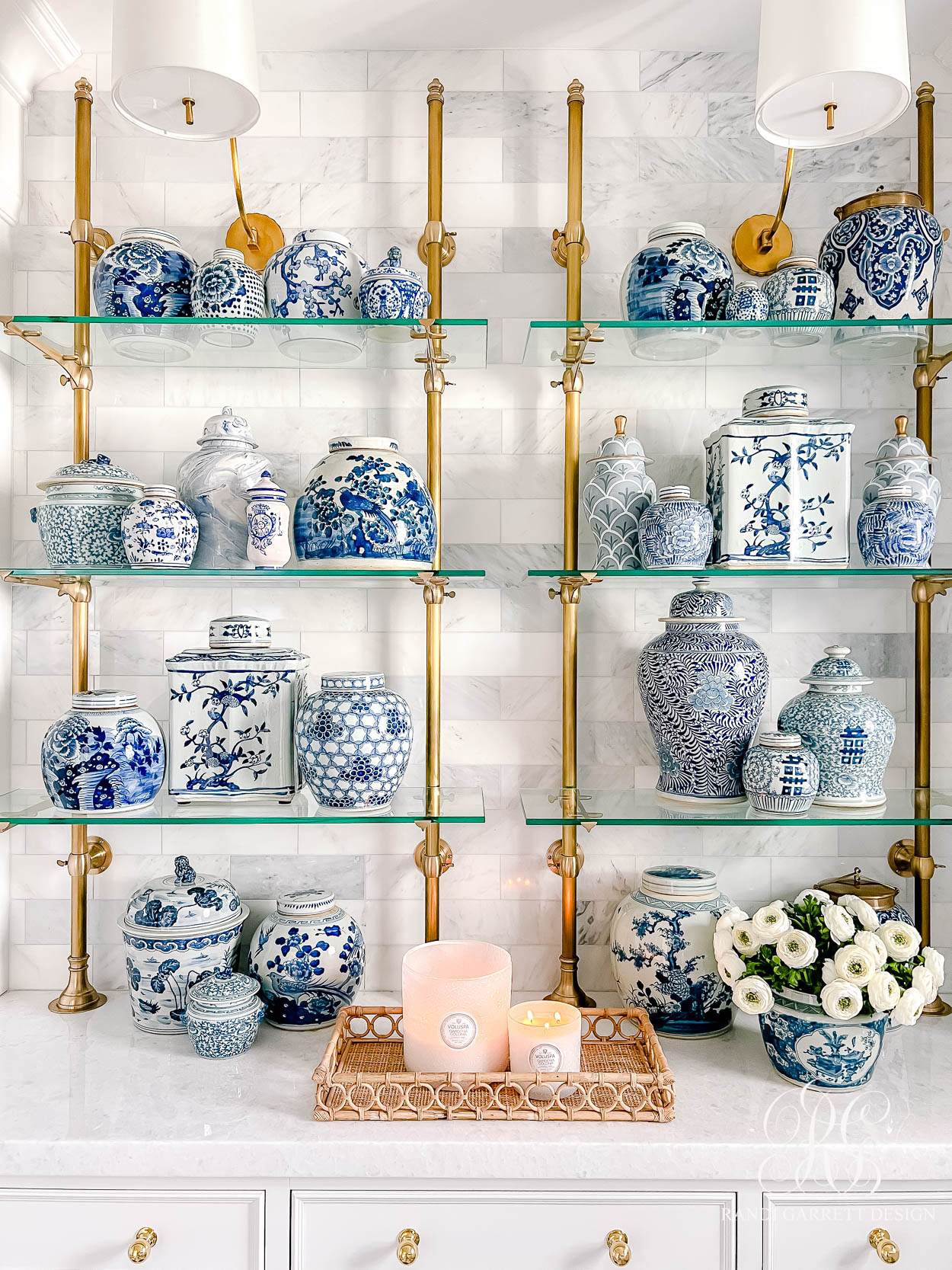 Summer Kitchen Home Tour: Blue & White Whimsy