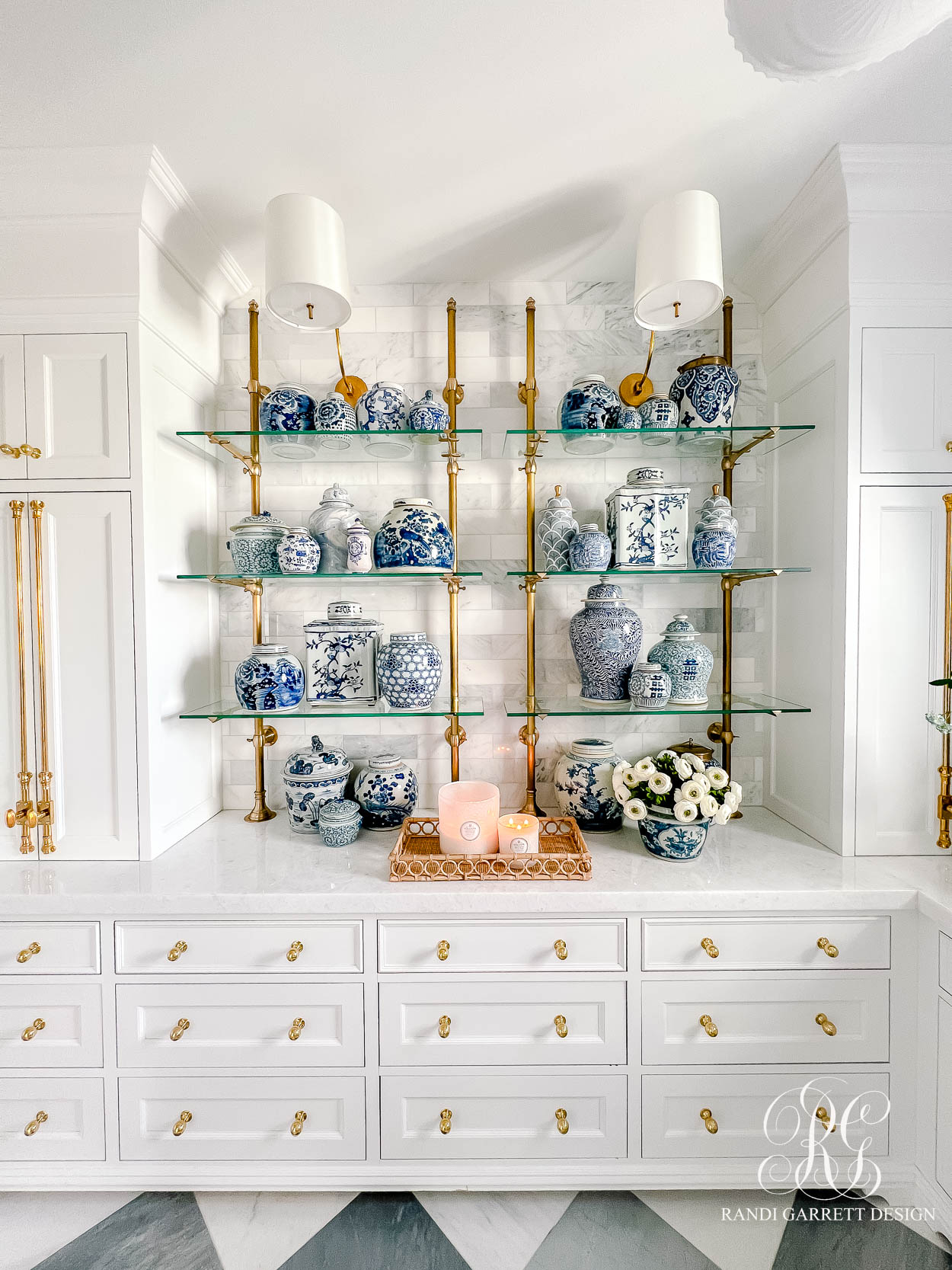 Summer Kitchen Home Tour: Blue & White Whimsy