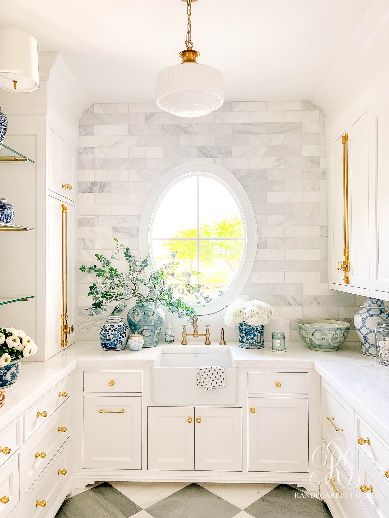Summer Kitchen Home Tour: Blue & White Whimsy