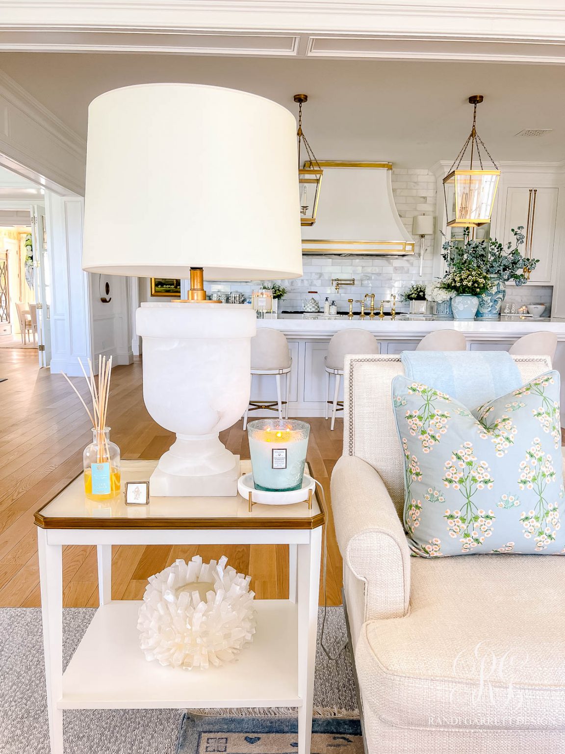 A Light & Fresh Summer Family Room Refresh - Randi Garrett Design