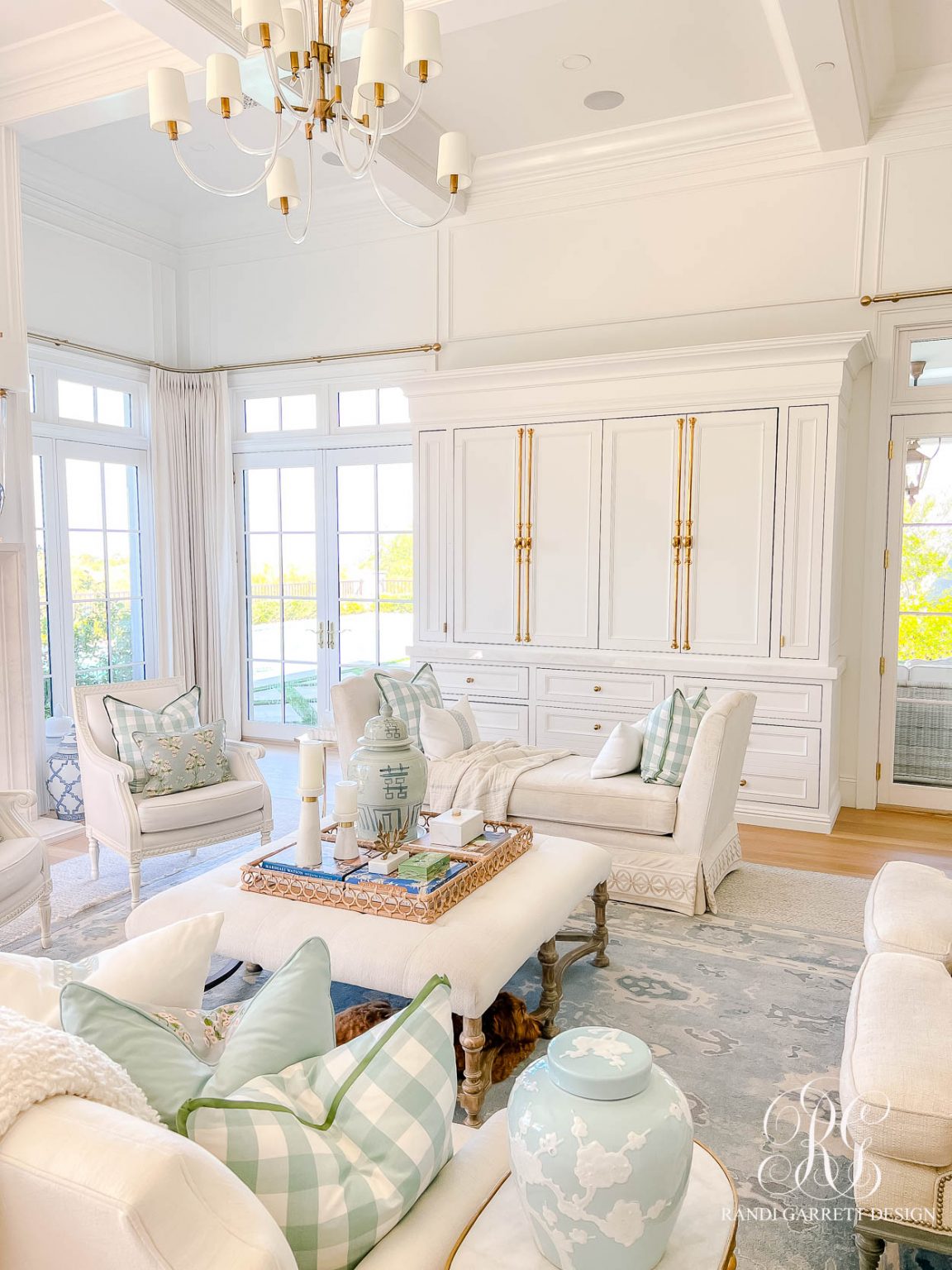 A Light & Fresh Summer Family Room Refresh - Randi Garrett Design