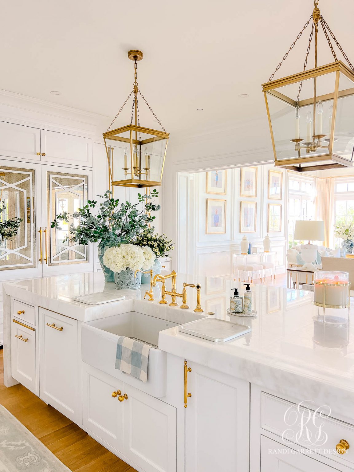 Summer Kitchen Home Tour: Blue & White Whimsy - Randi Garrett Design