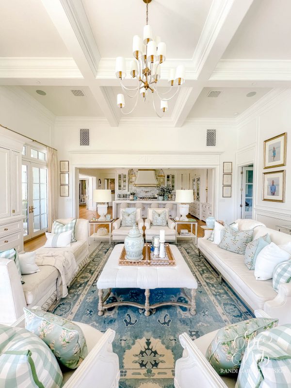 A Light & Fresh Summer Family Room Refresh - Randi Garrett Design
