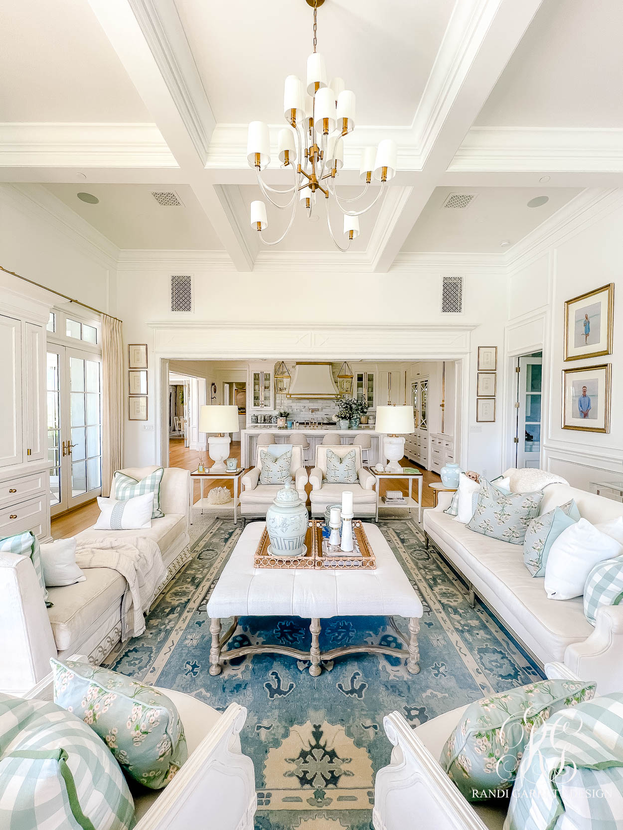 A Light & Fresh Summer Family Room Refresh