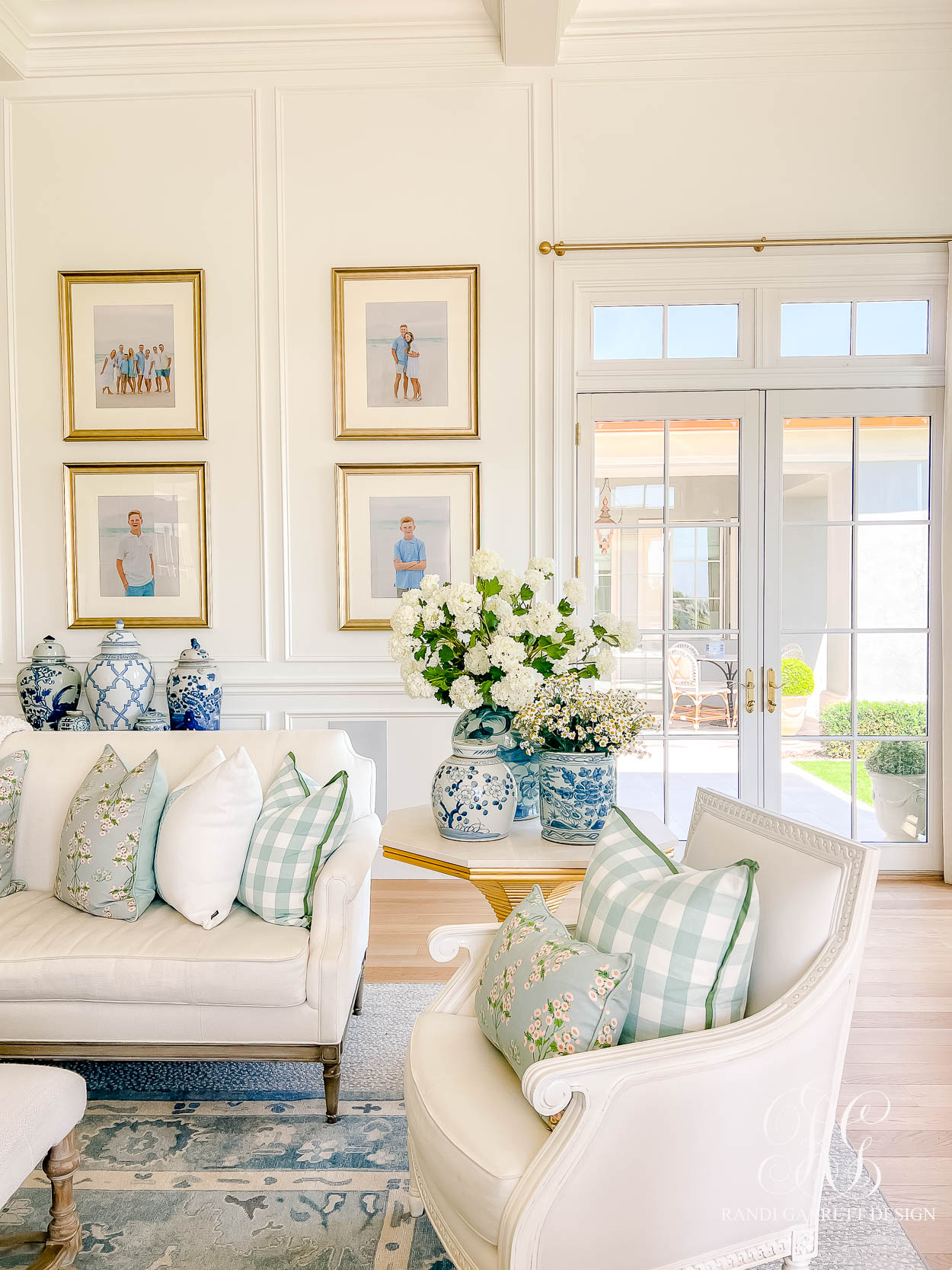 A Light & Fresh Summer Family Room Refresh