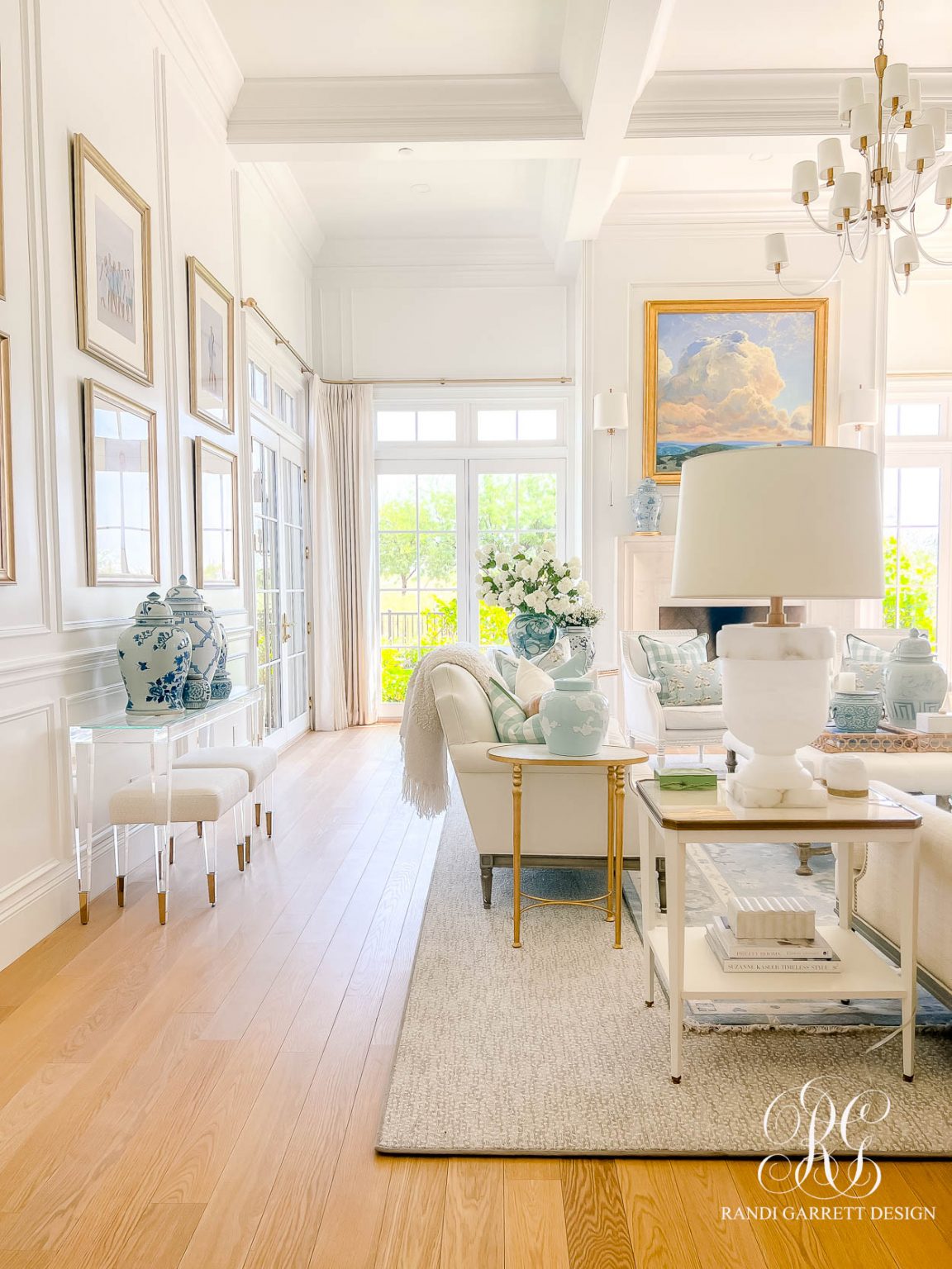 A Light & Fresh Summer Family Room Refresh - Randi Garrett Design