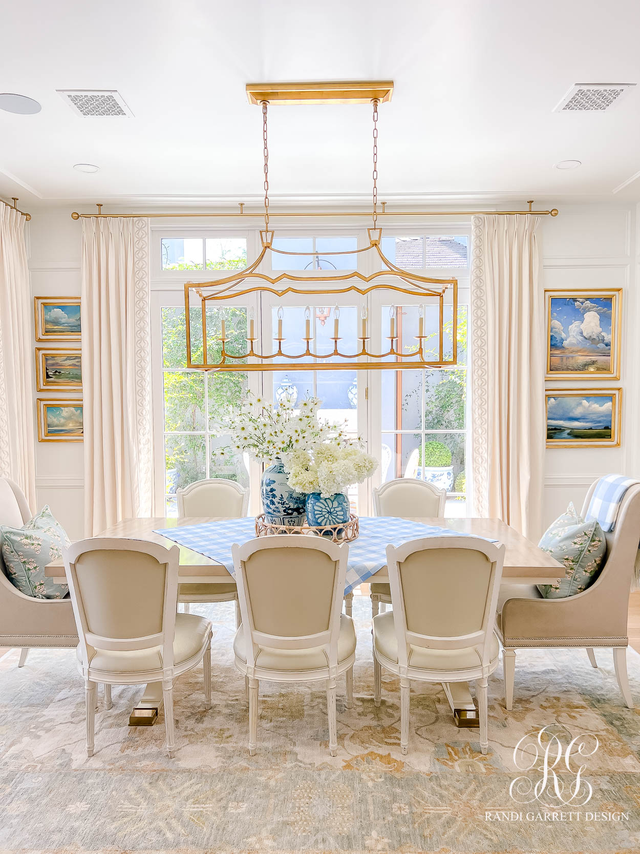 Summer Kitchen Home Tour: Blue & White Whimsy