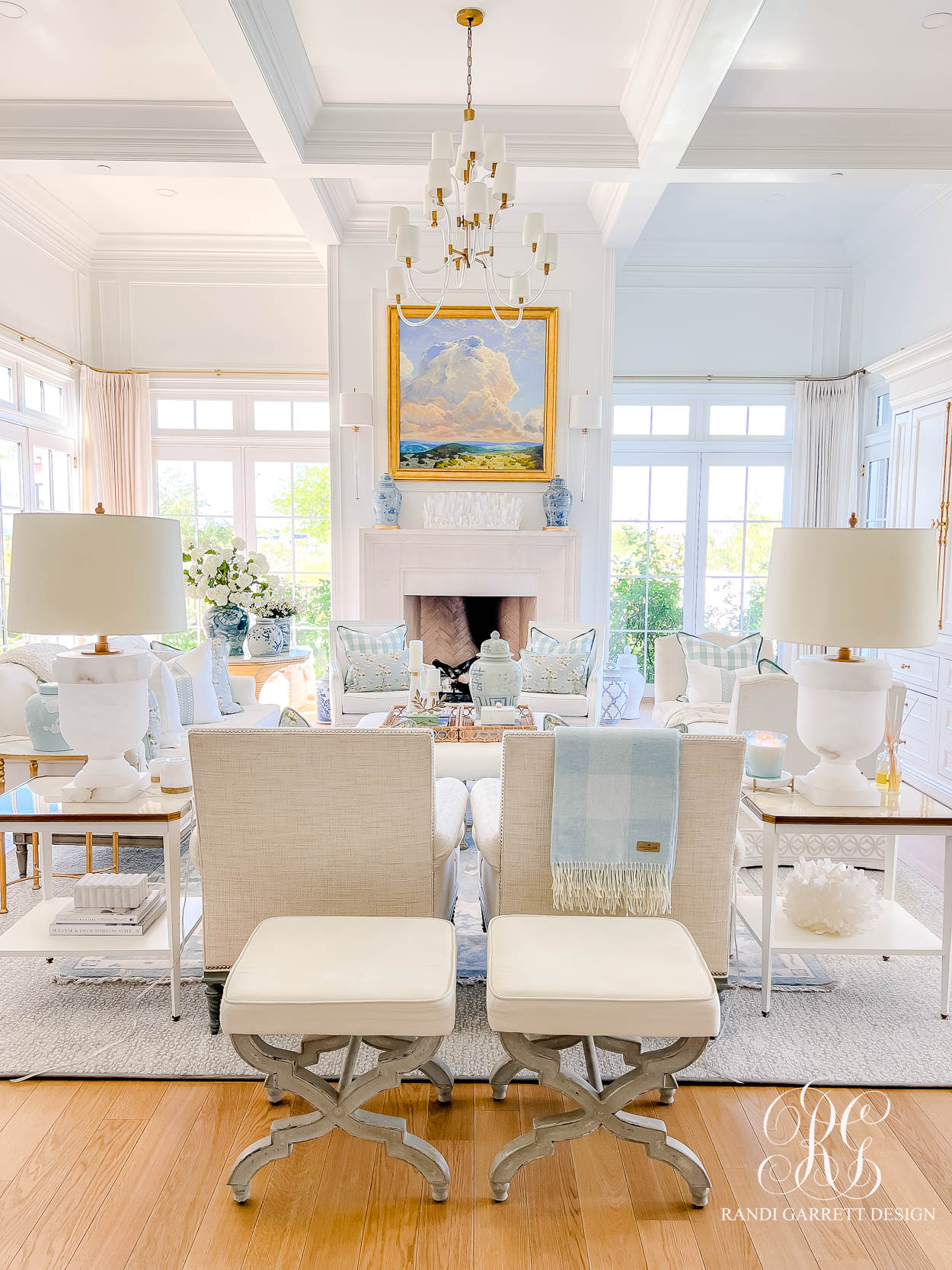 A Light & Fresh Summer Family Room Refresh