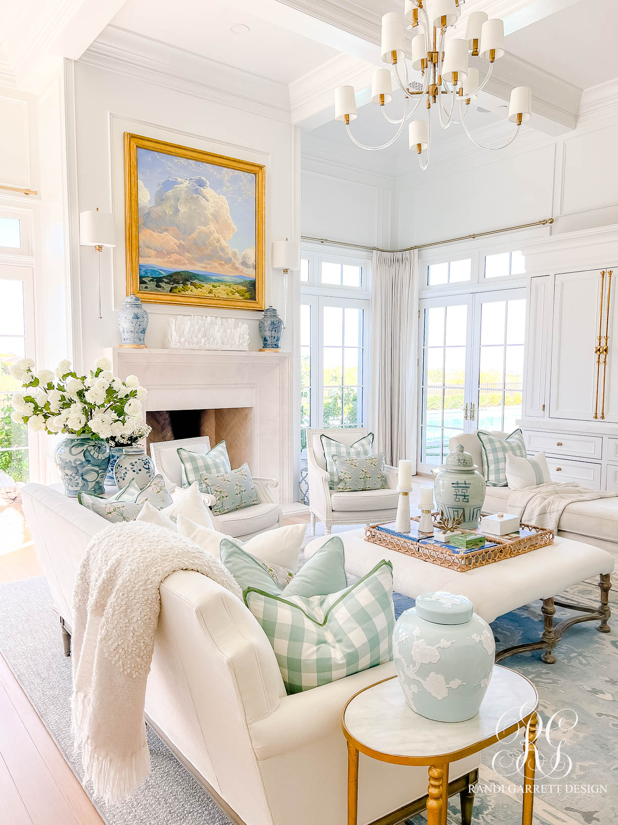 A Light & Fresh Summer Family Room Refresh