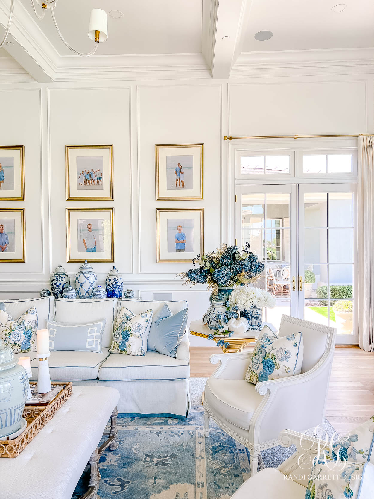 Summer Fades to Fall Family Room Tour fall decor ideas