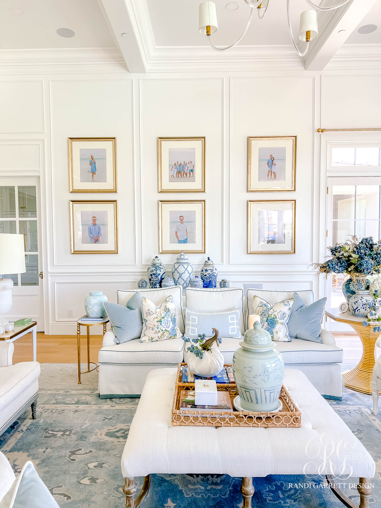 Summer Fades to Fall Family Room Tour fall decor ideas