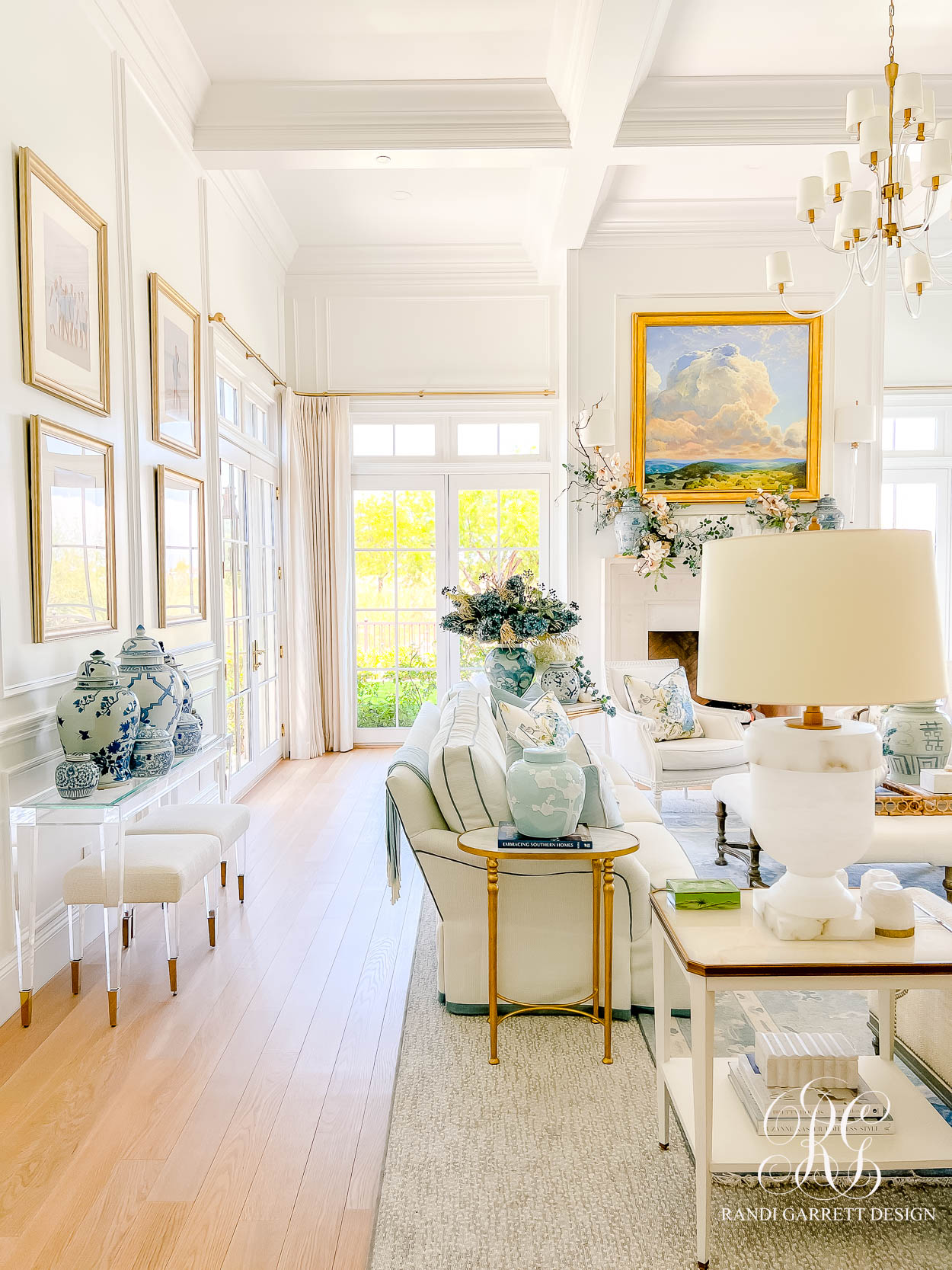 Summer Fades to Fall Family Room Tour fall decor ideas