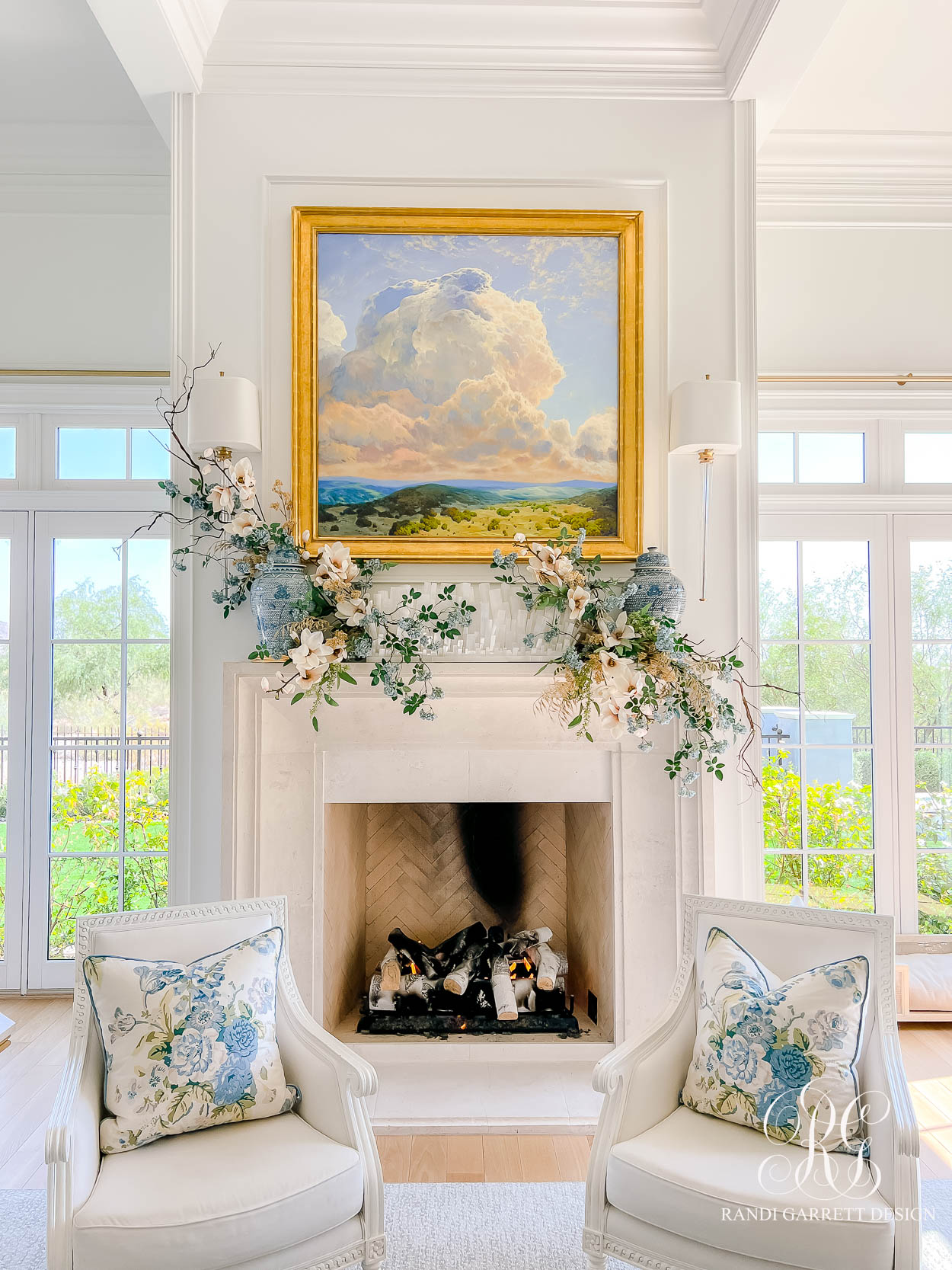 Summer Fades to Fall Family Room Tour fall decor ideas