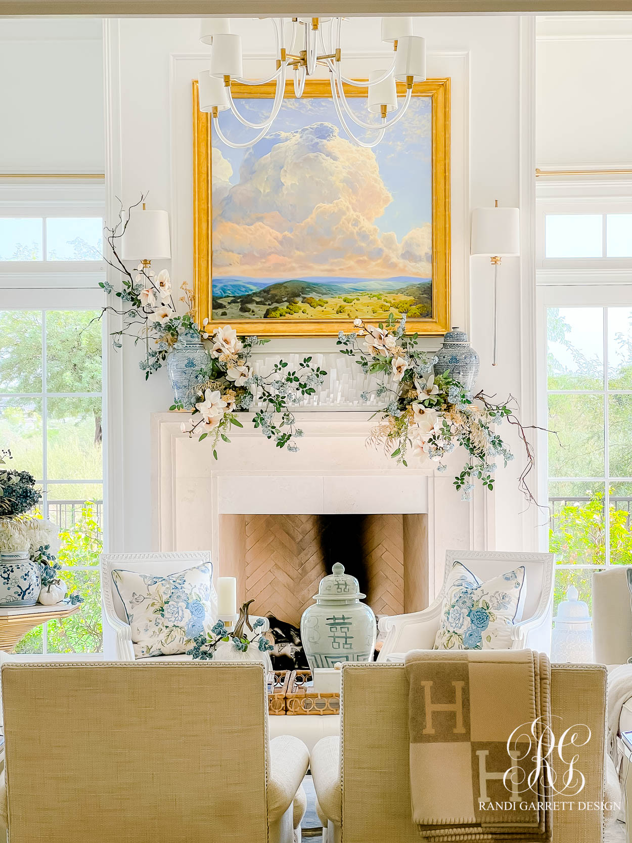 Summer Fades to Fall Family Room Tour fall decor ideas