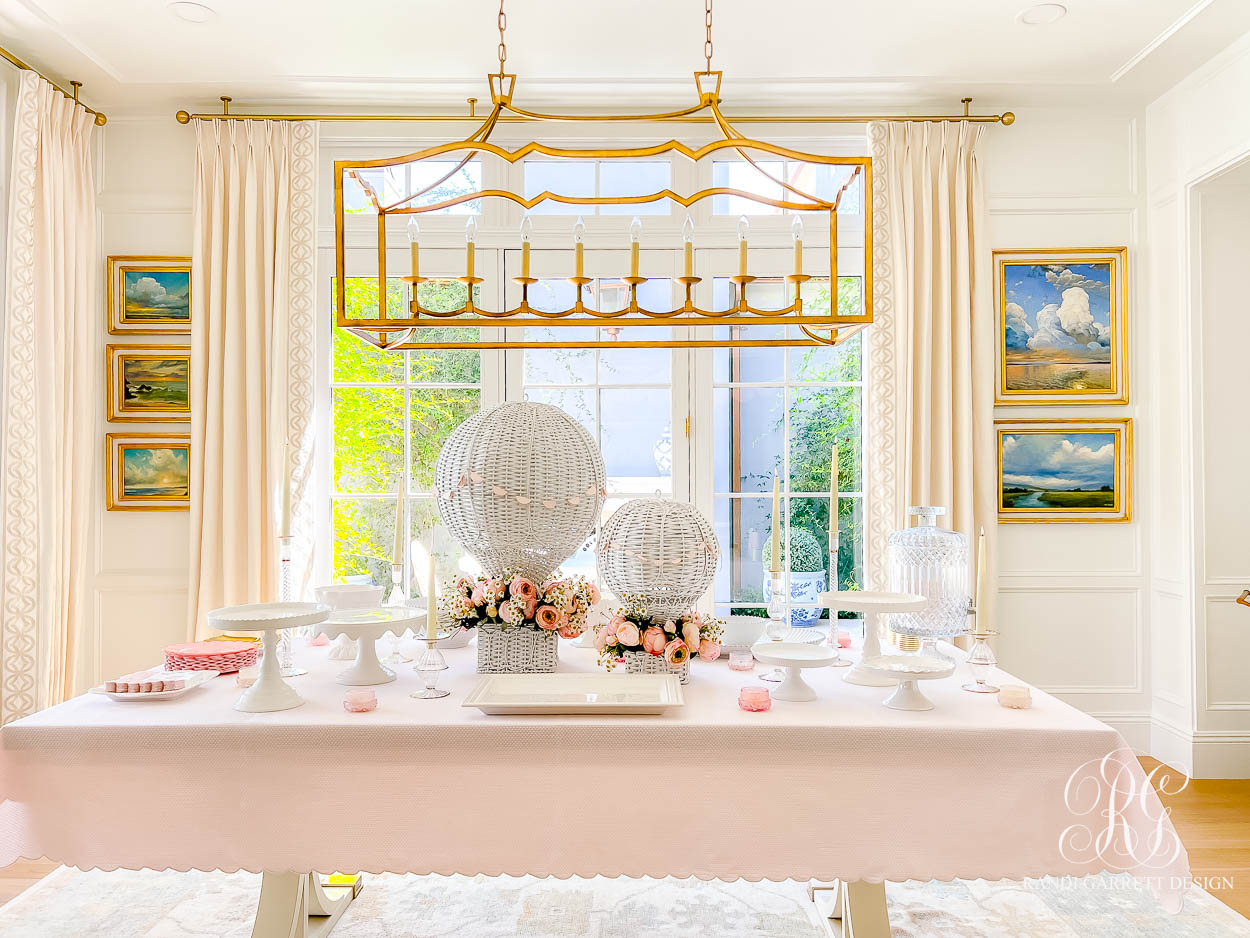 A Whimsical Hot Air Balloon Baby Shower