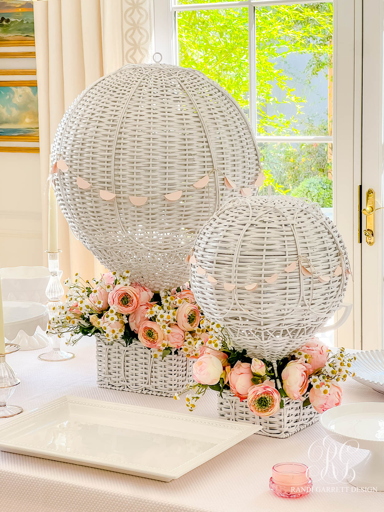 A Whimsical Hot Air Balloon Baby Shower