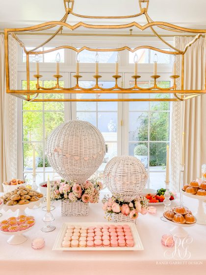 A Whimsical Hot Air Balloon Baby Shower