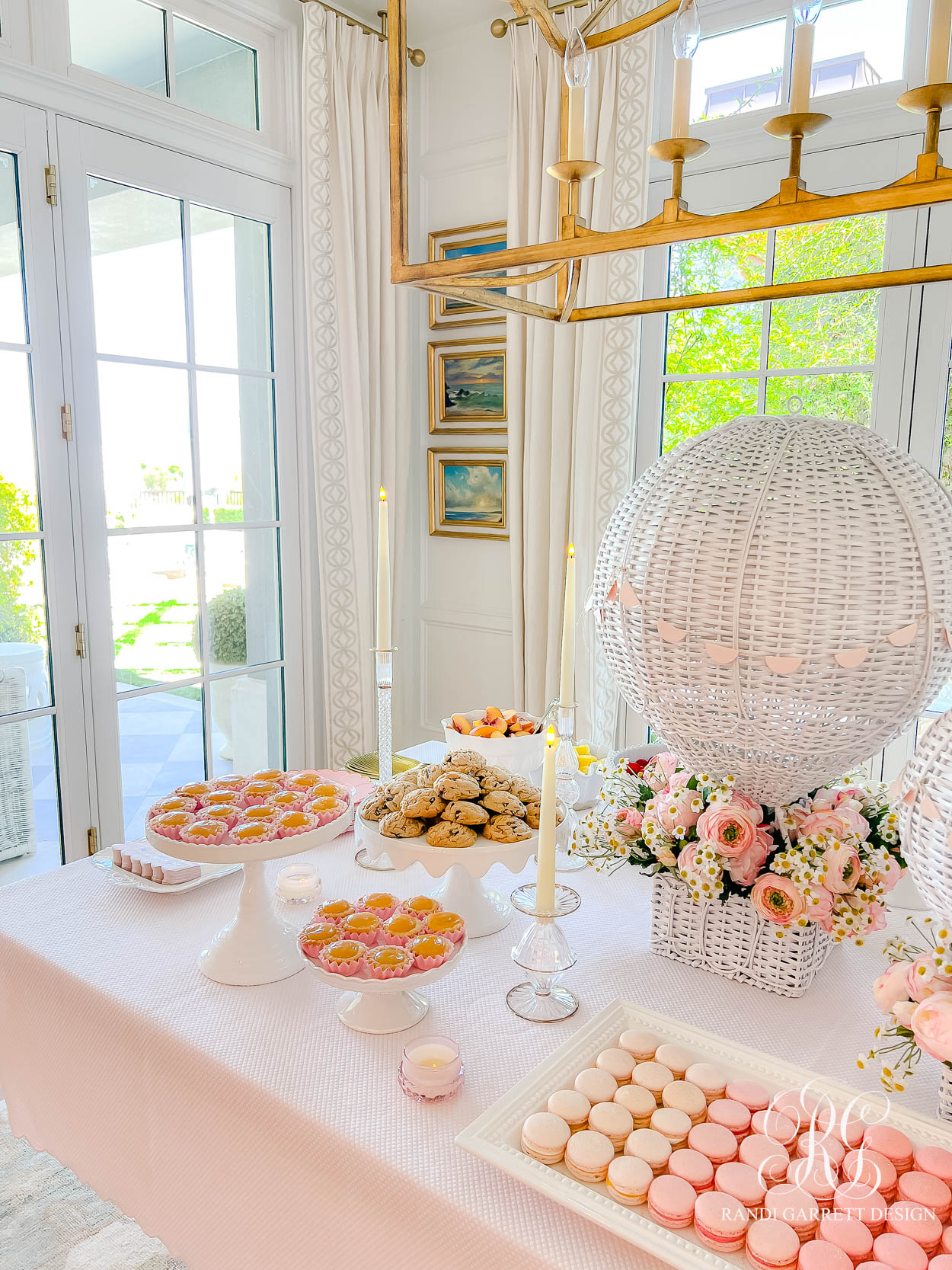 A Whimsical Hot Air Balloon Baby Shower