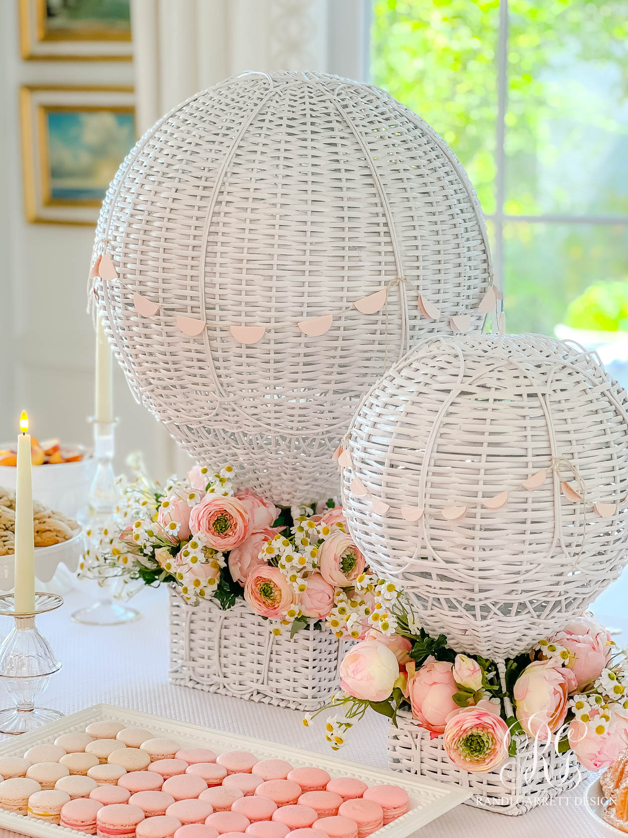 A Whimsical Hot Air Balloon Baby Shower