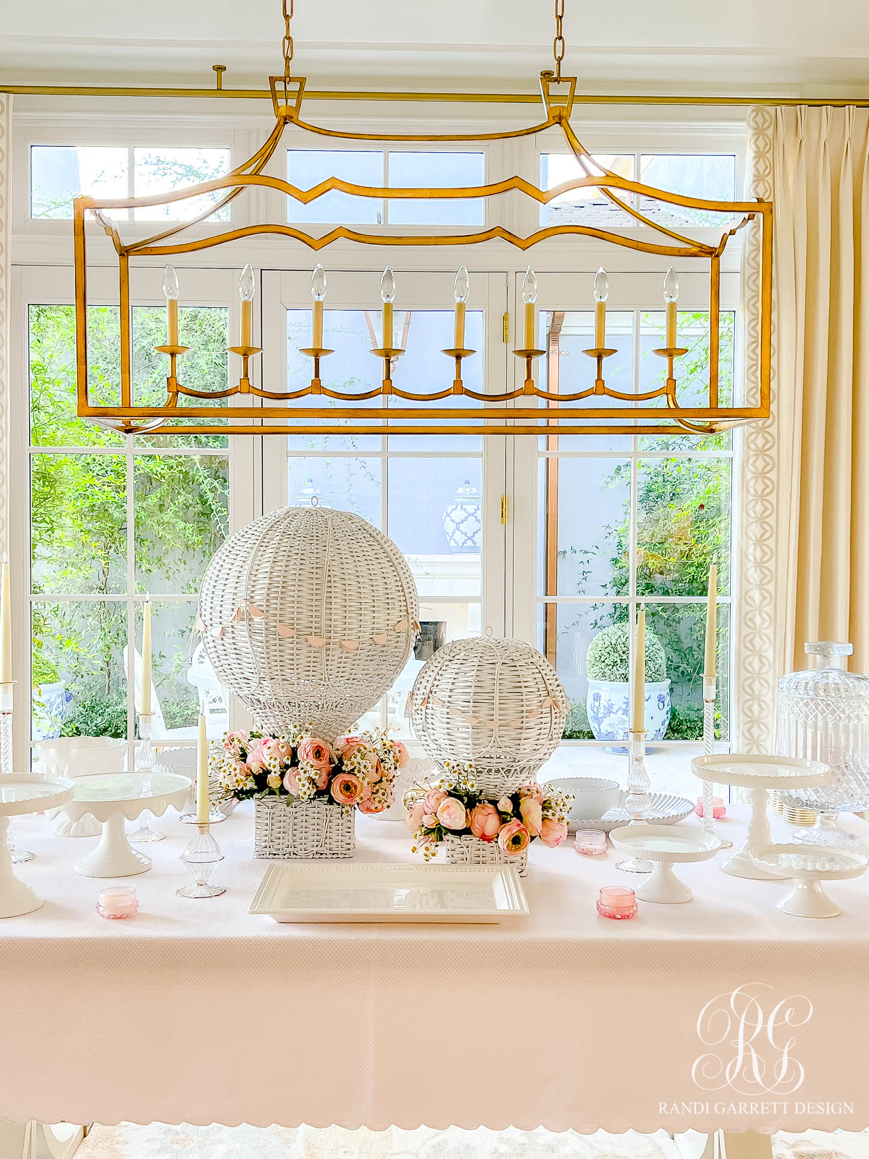 A Whimsical Hot Air Balloon Baby Shower