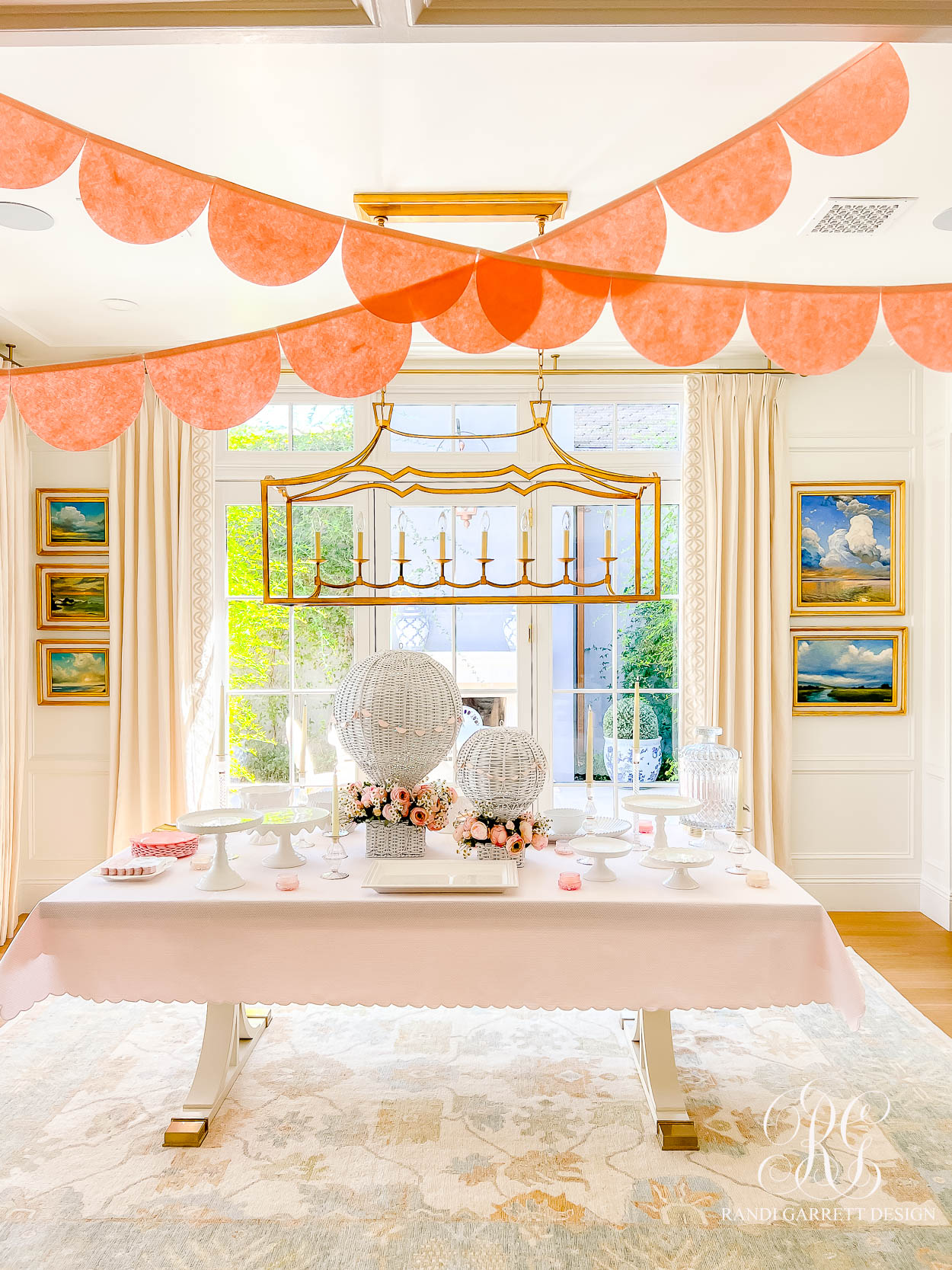 A Whimsical Hot Air Balloon Baby Shower