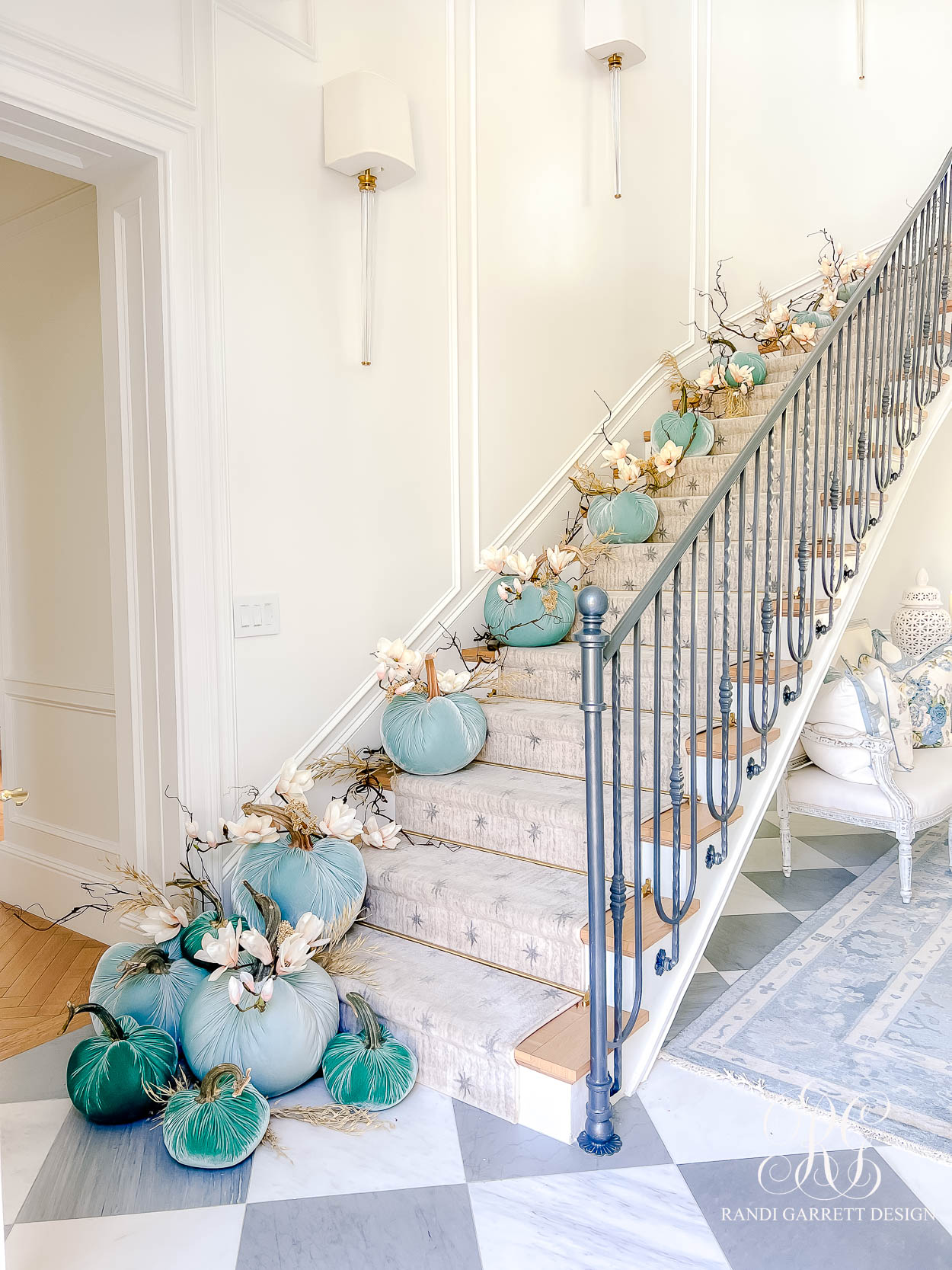 A Fall Entry Filled with Whimsy and Charm velvet pumpkins