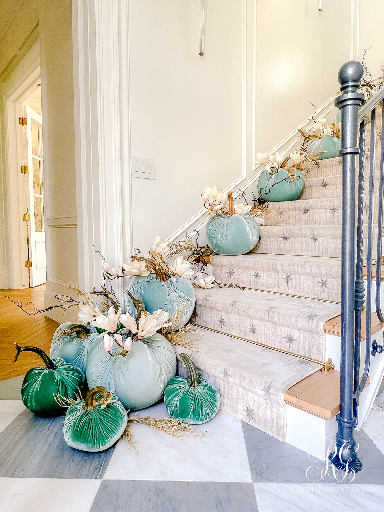 A Fall Entry Filled with Whimsy and Charm velvet pumpkins