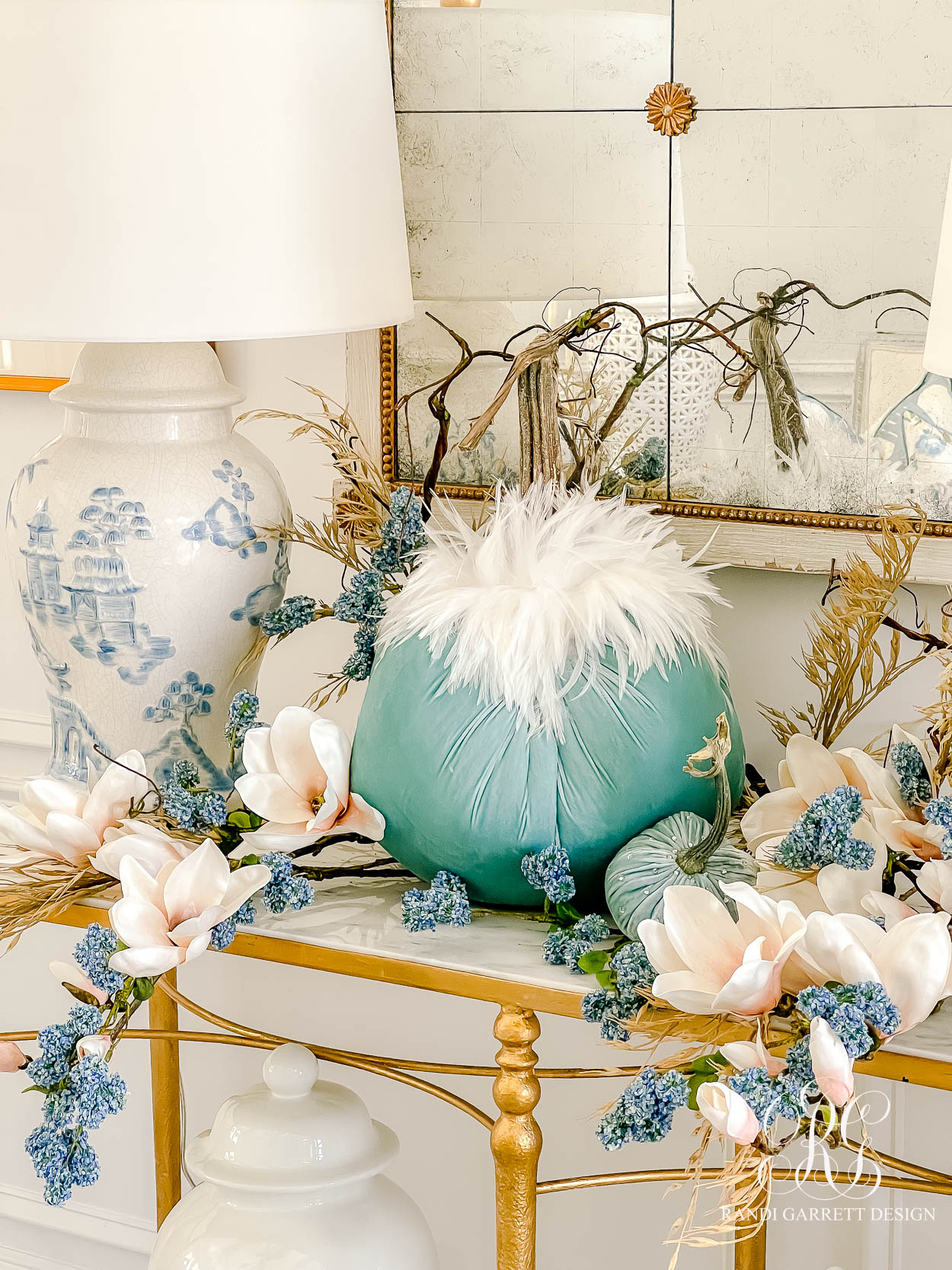 A Fall Entry Filled with Whimsy and Charm velvet pumpkins