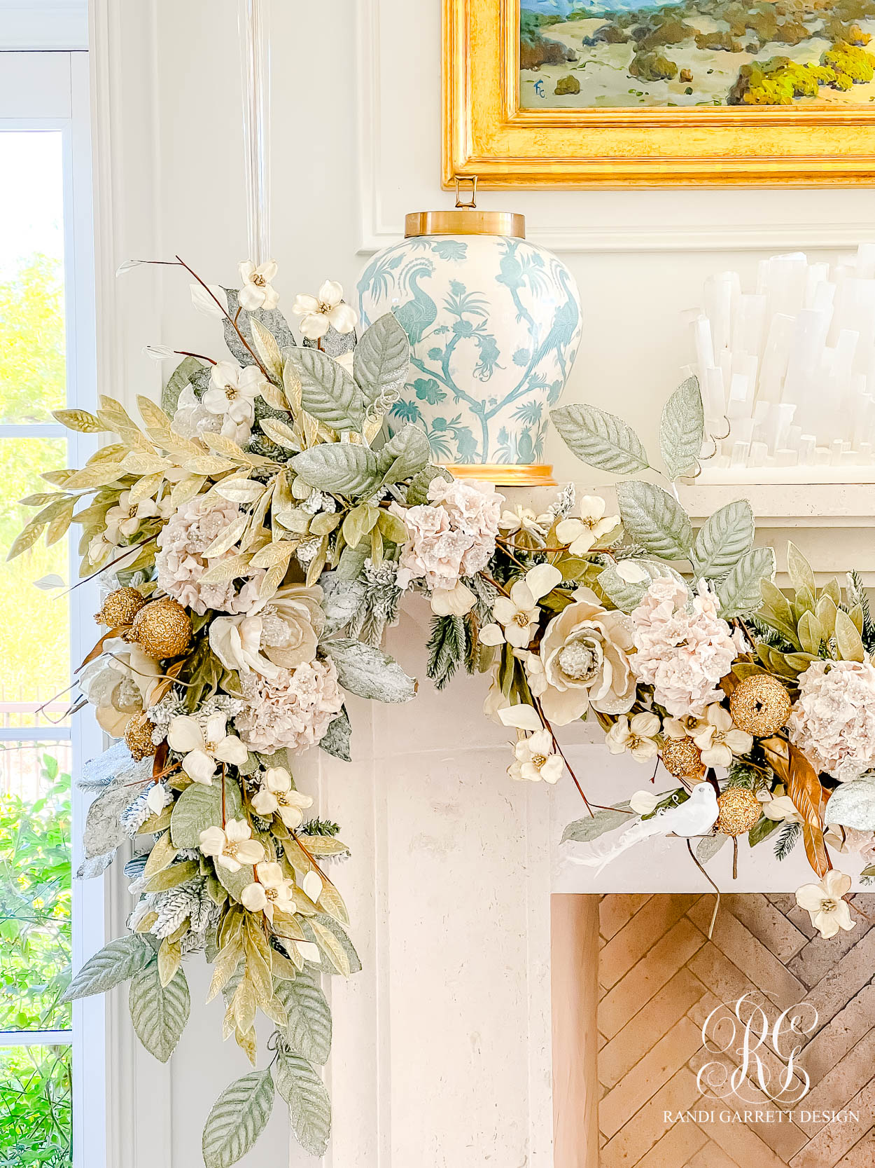 A Chinoiserie-Inspired Christmas Family Room