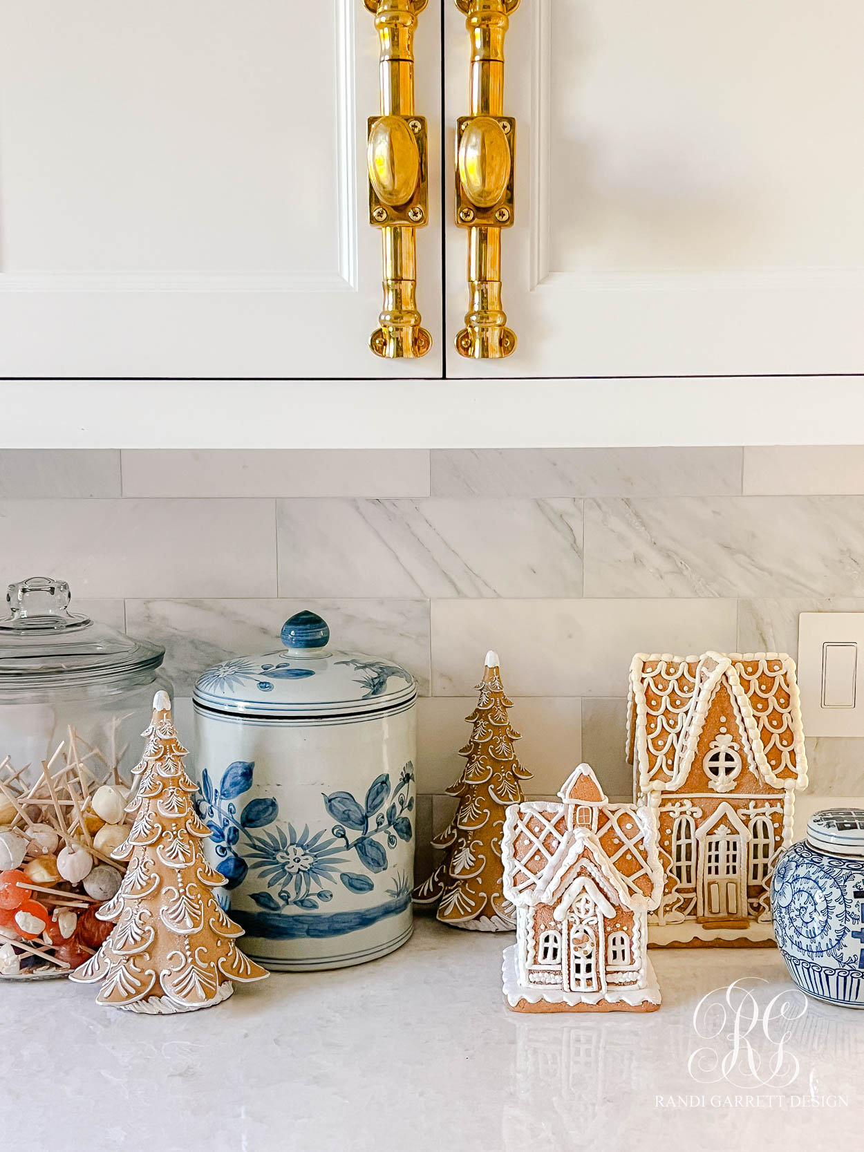 Ginger Jars and Gingerbread Christmas Butler's Pantry