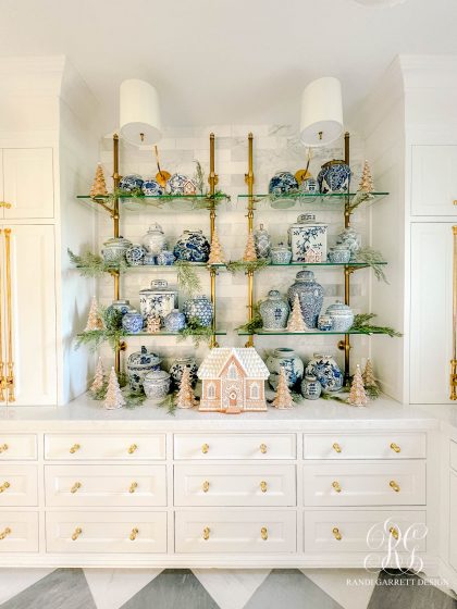 Ginger Jars and Gingerbread Christmas Butler’s Pantry