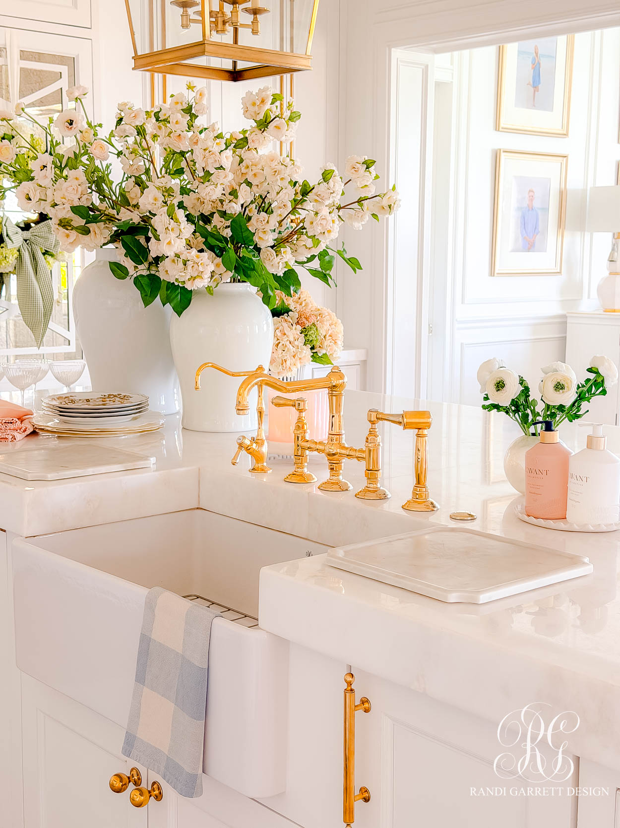 A Charming Spring Kitchen