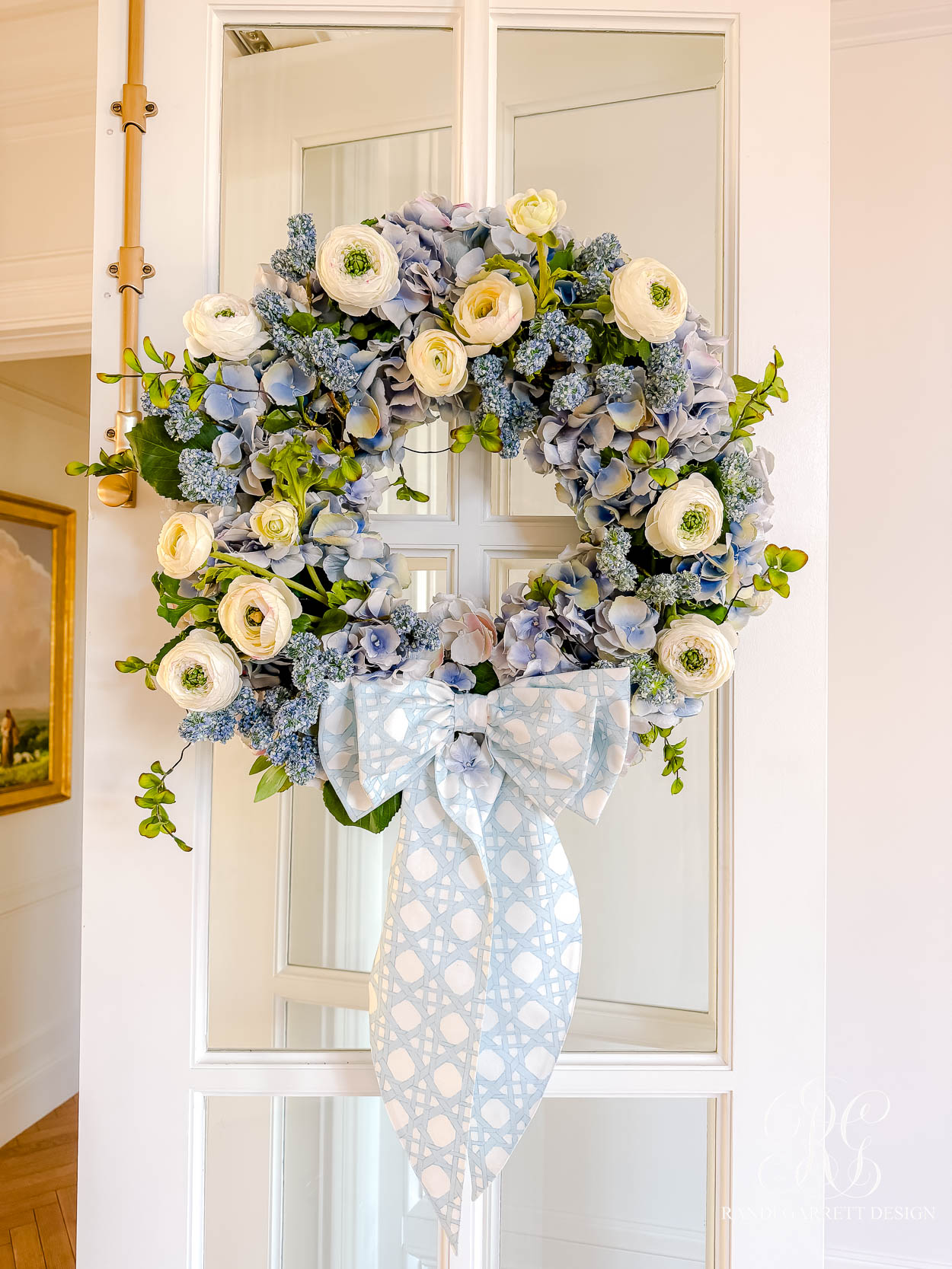 Simple Spring Decor Ideas for a Fresh & Elegant Home (Blue and White Spring Styling)