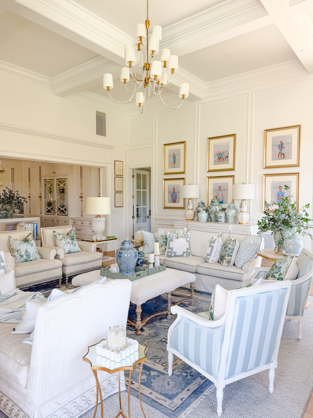 Simple Summer Styling in Our Family Room