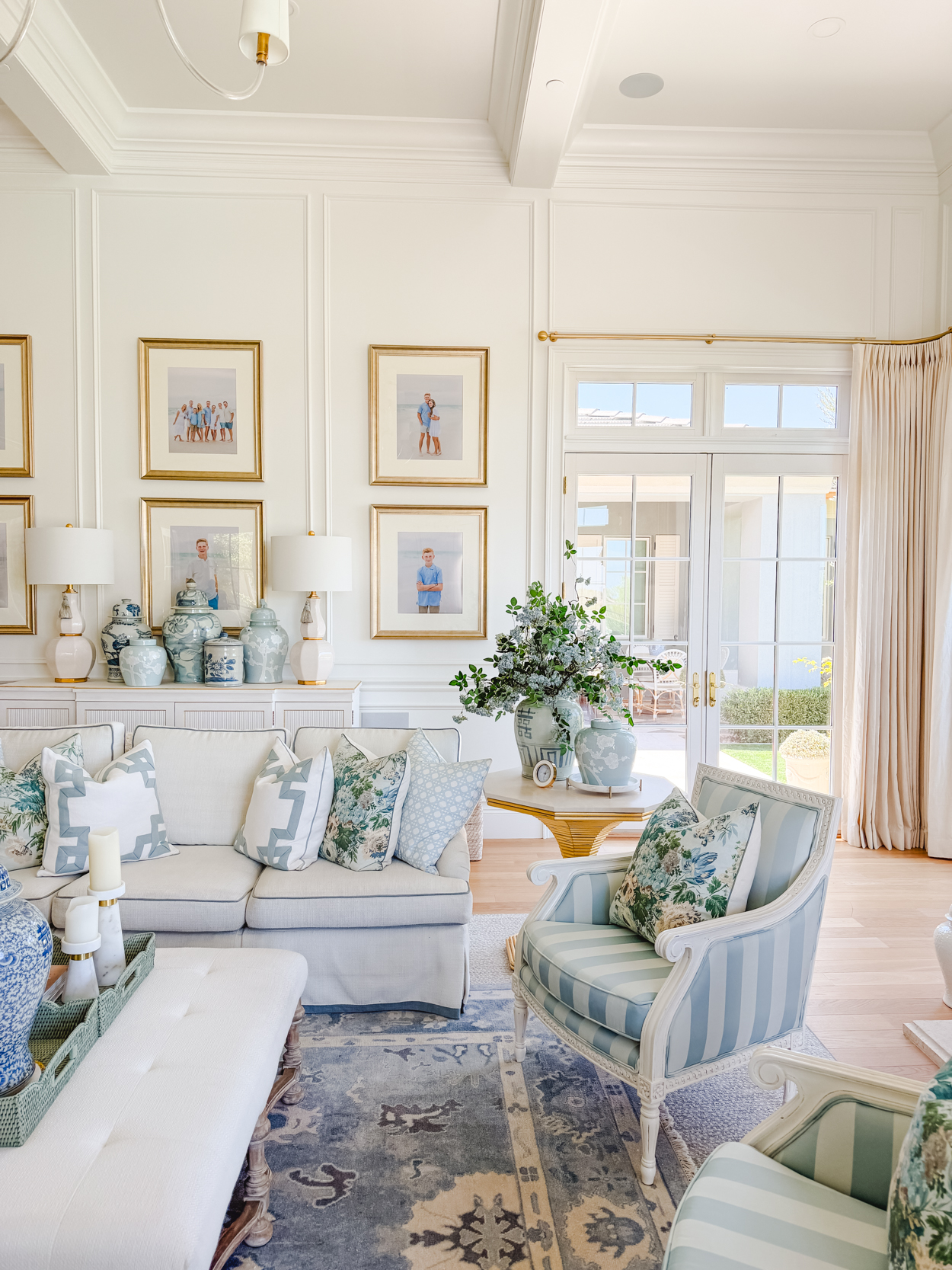 Simple Summer Styling in Our Family Room