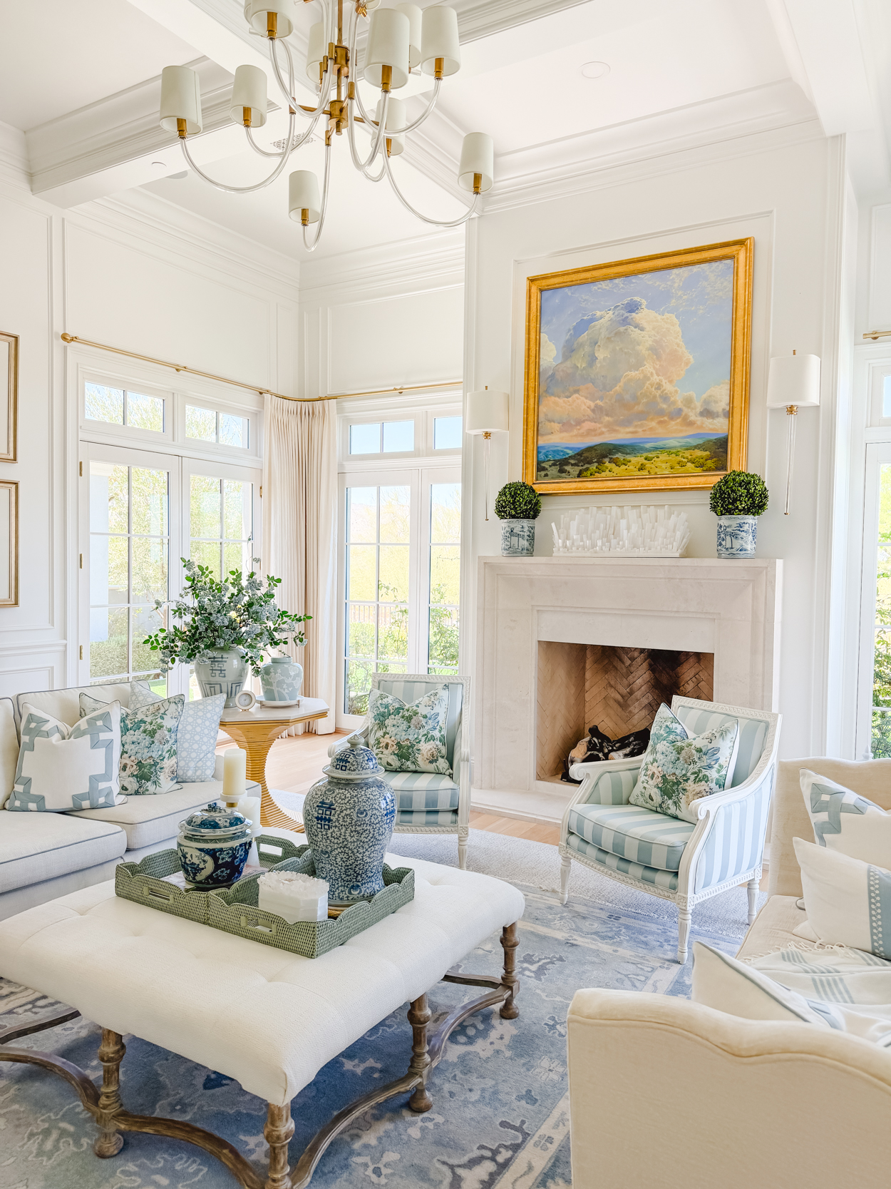Simple Summer Styling in Our Family Room