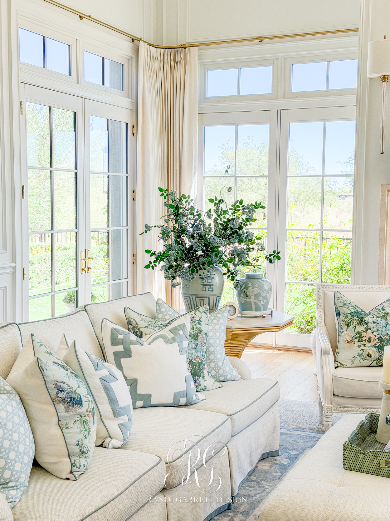 Simple Summer Styling in Our Family Room